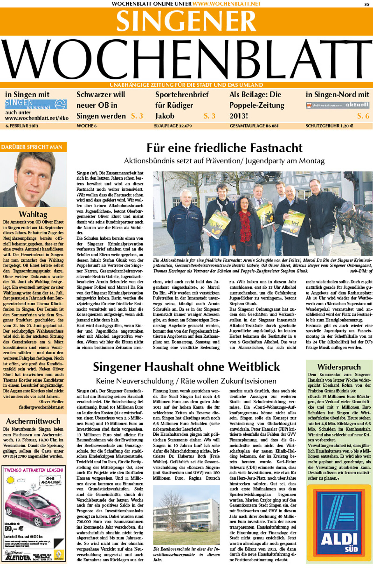 Ausgabe 06 vom 06. Februar 2013