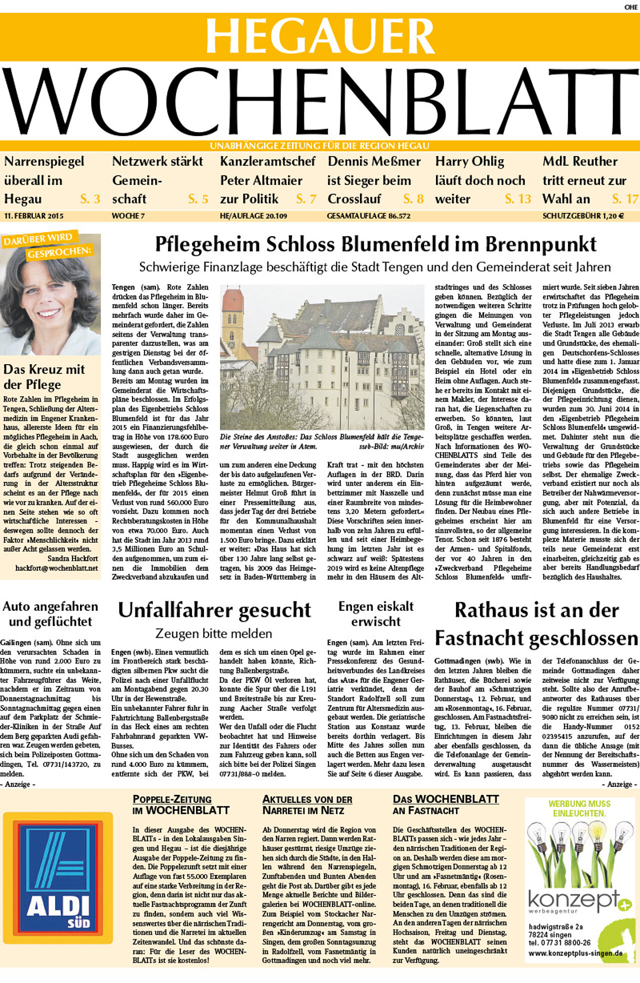 Ausgabe 07 vom 11. Februar 2015