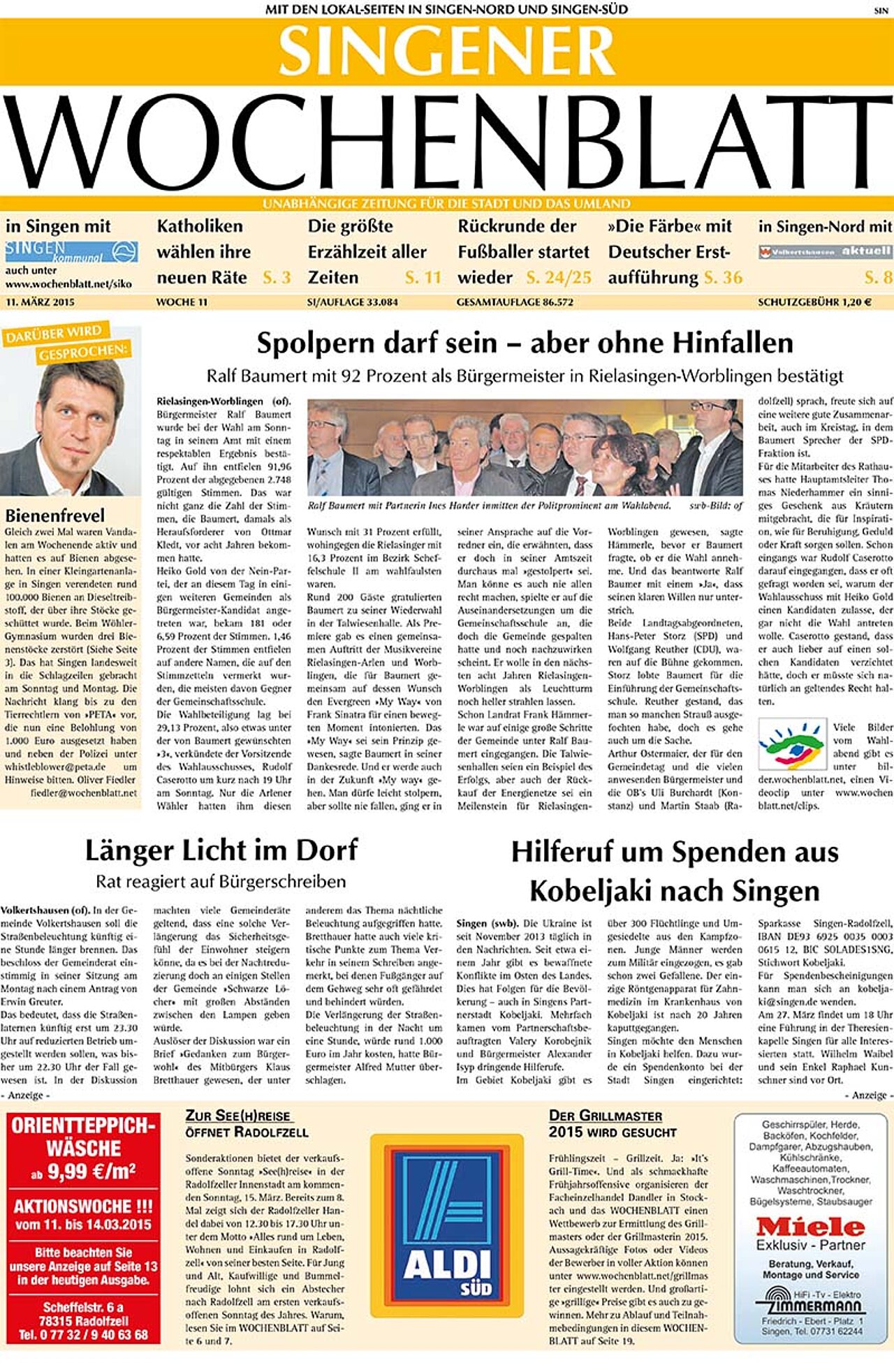 Ausgabe 11 vom 11. März 2015