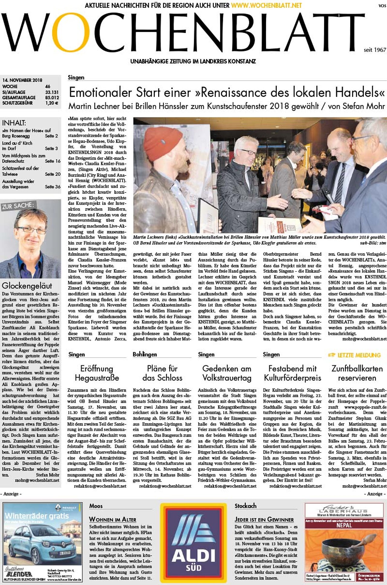 Ausgabe 46 vom 14. November 2018