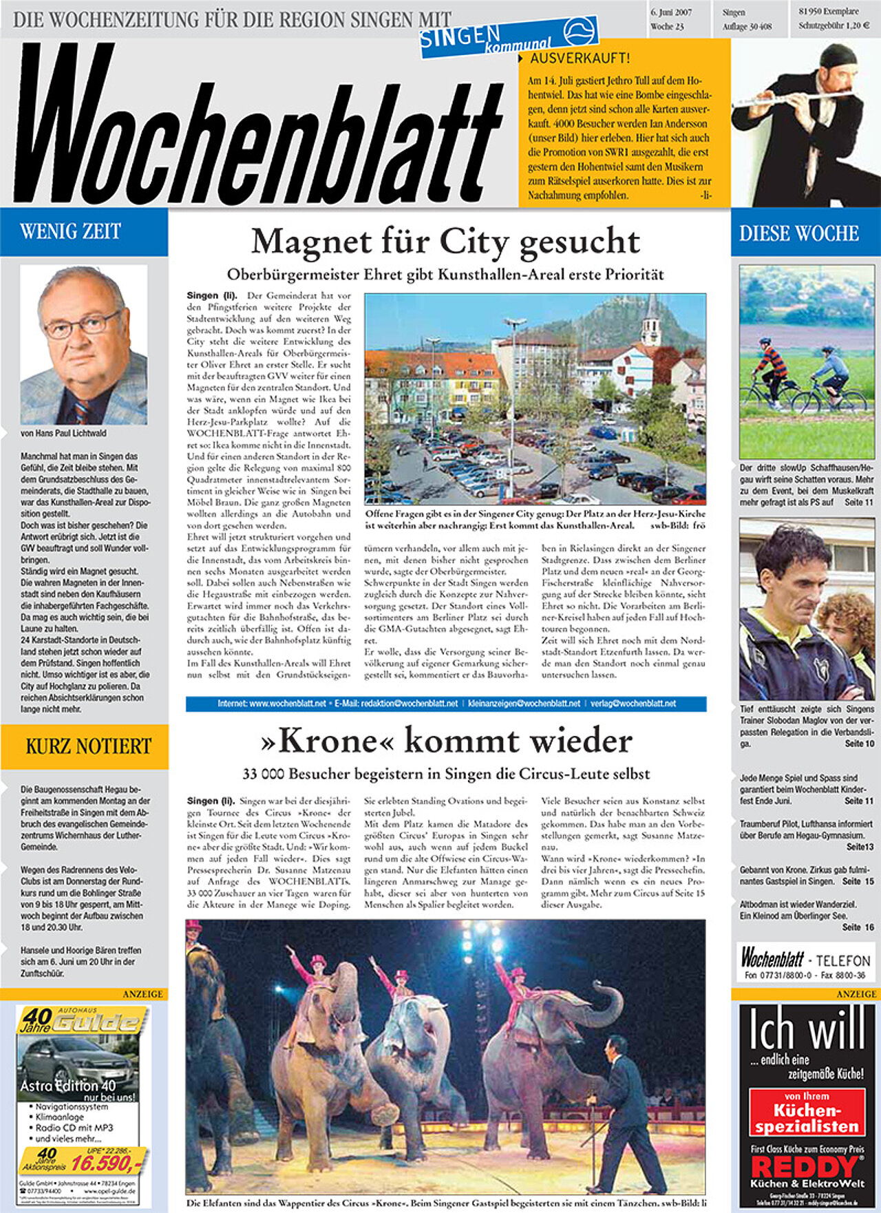 Ausgabe 23 vom 06. Juni 2007