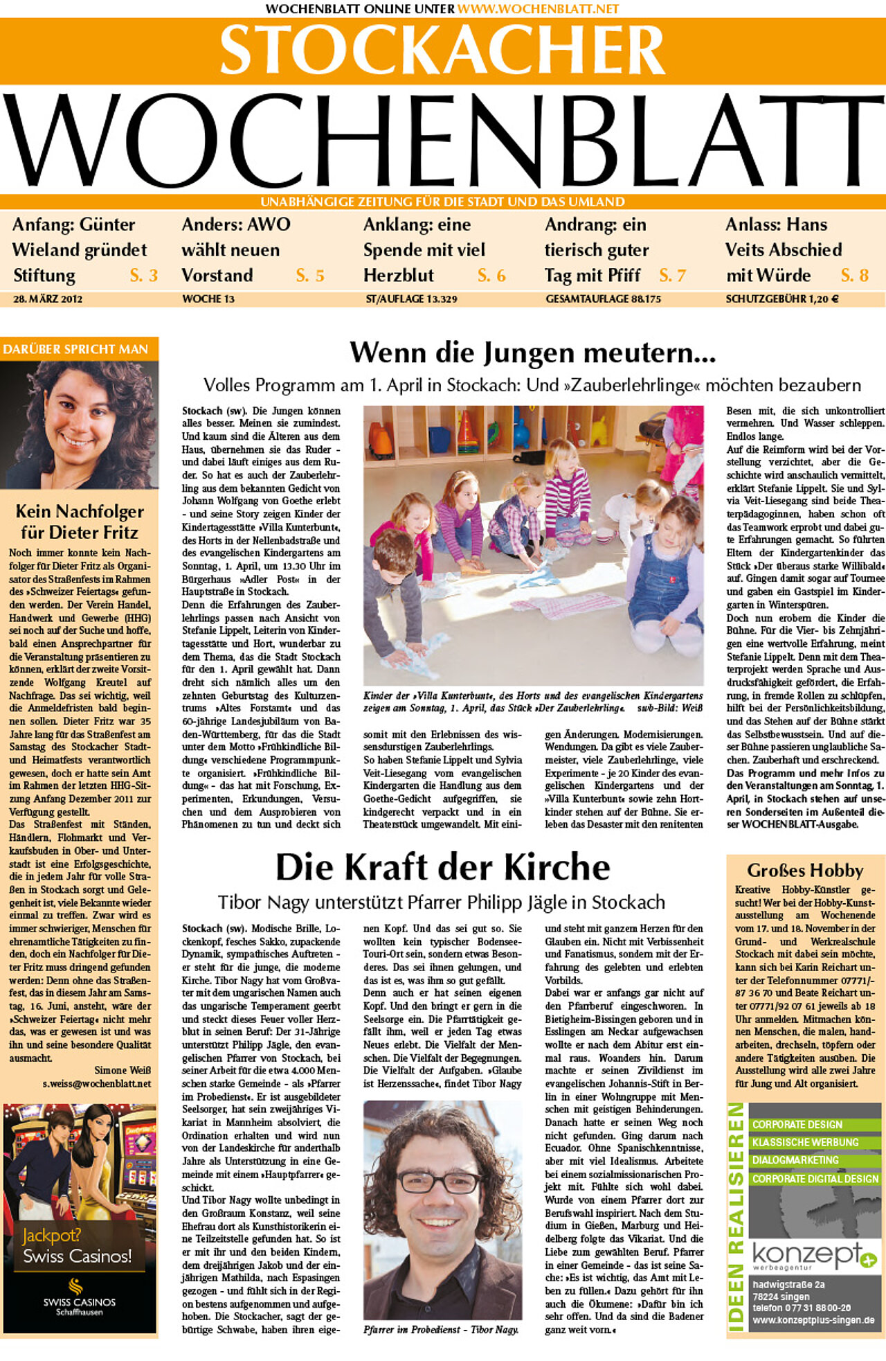 Ausgabe 13 vom 28. März 2012
