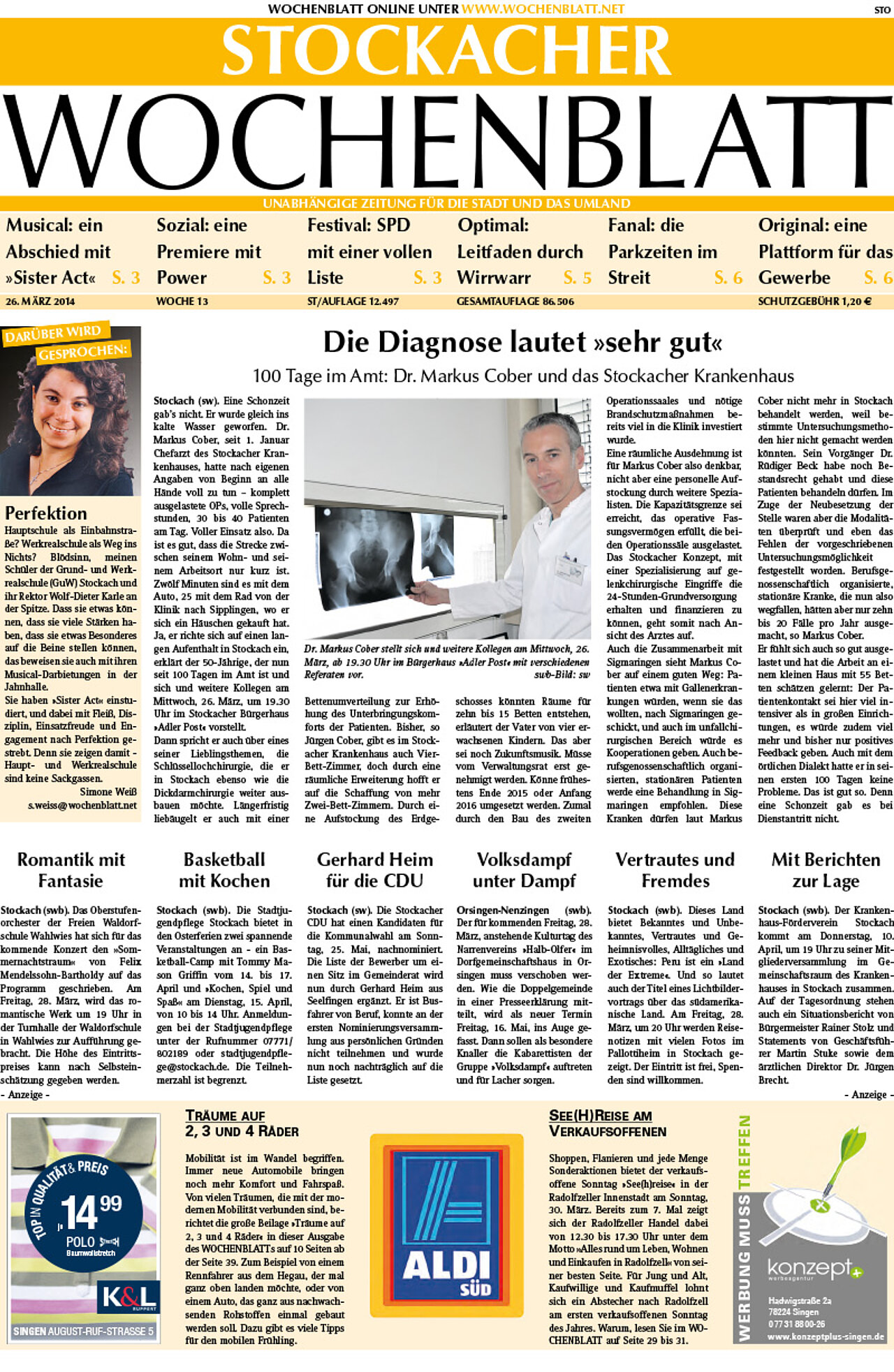 Ausgabe 13 vom 26. März 2014
