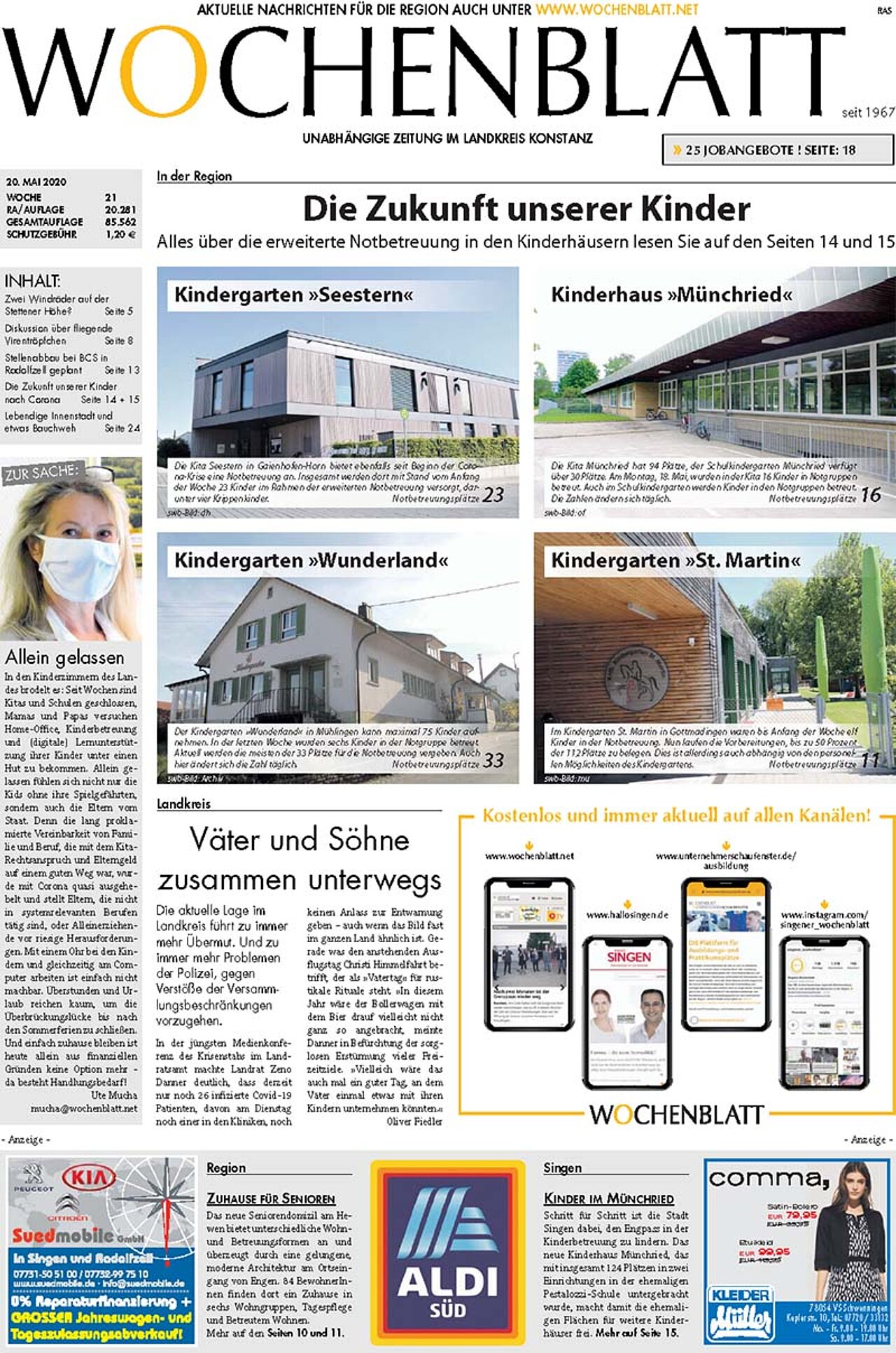 Ausgabe 21 vom 20. Mai 2020