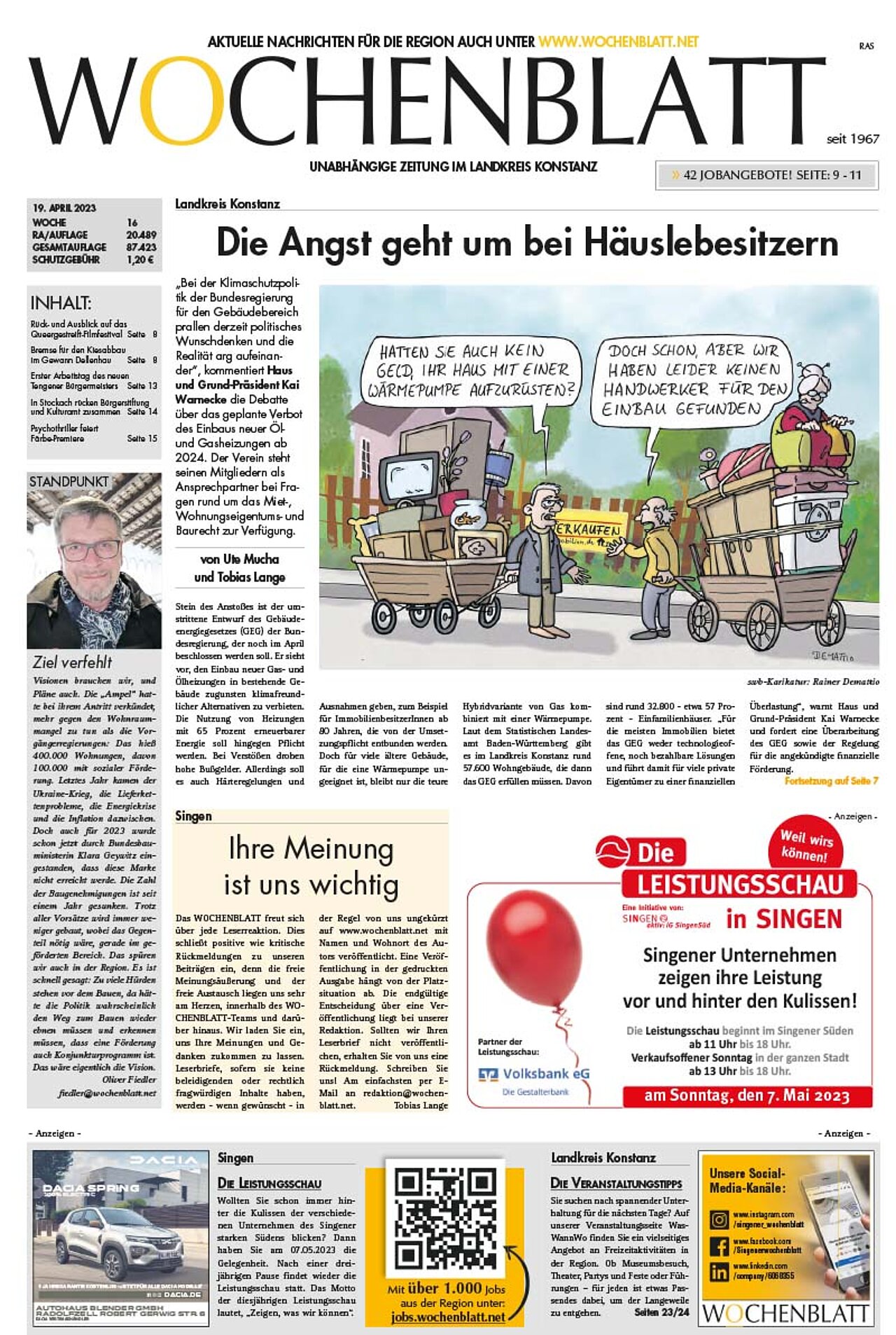 Ausgabe 16 vom 19. April 2023