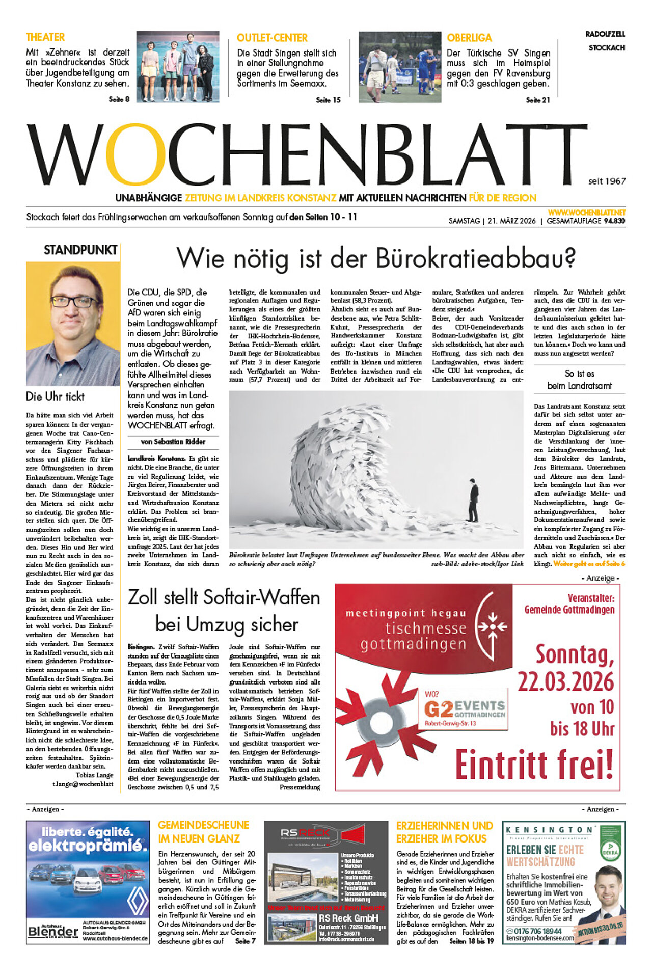 Ausgabe 12 vom 21. März 2026