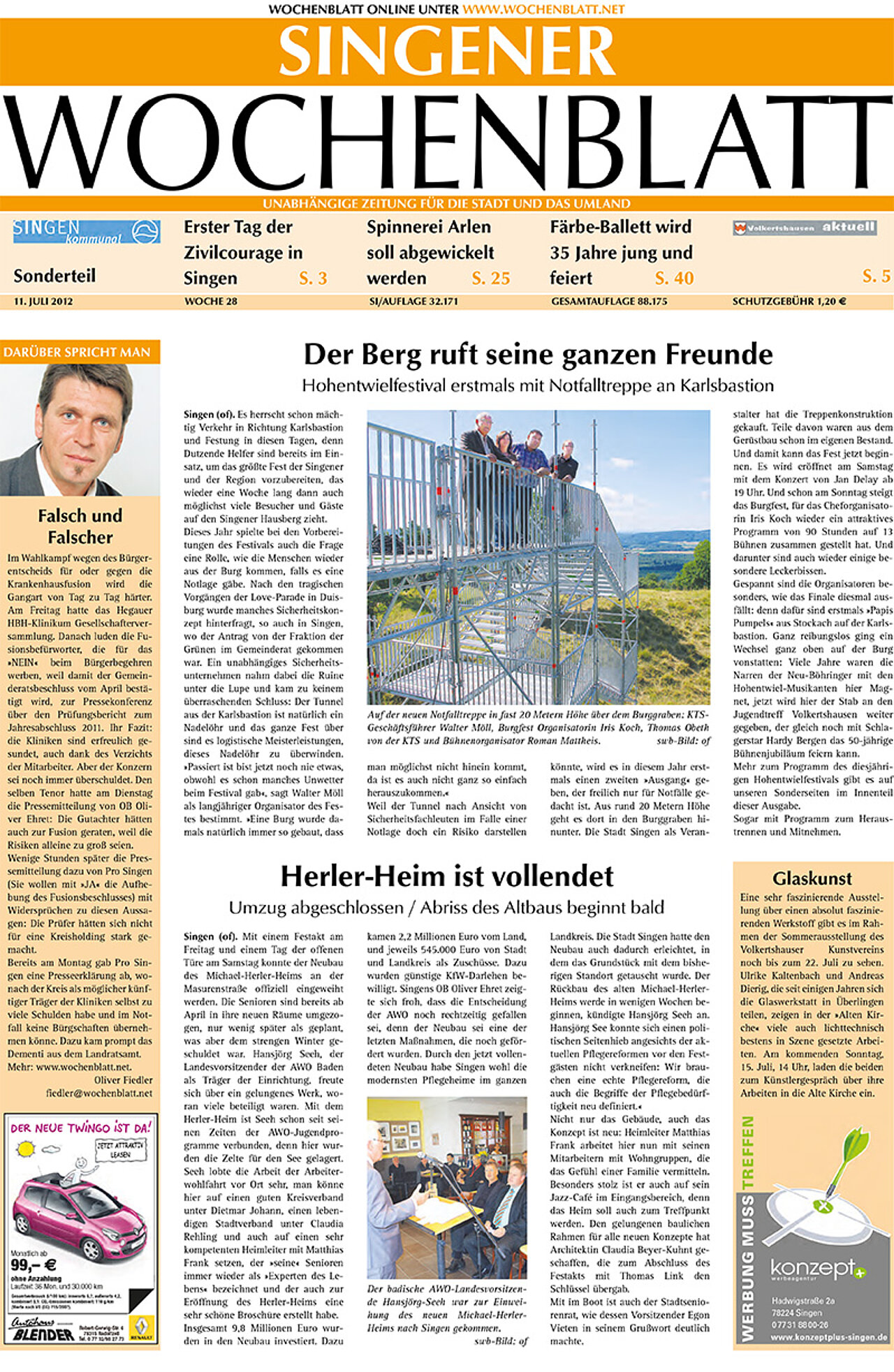 Ausgabe 28 vom 11. Juli 2012
