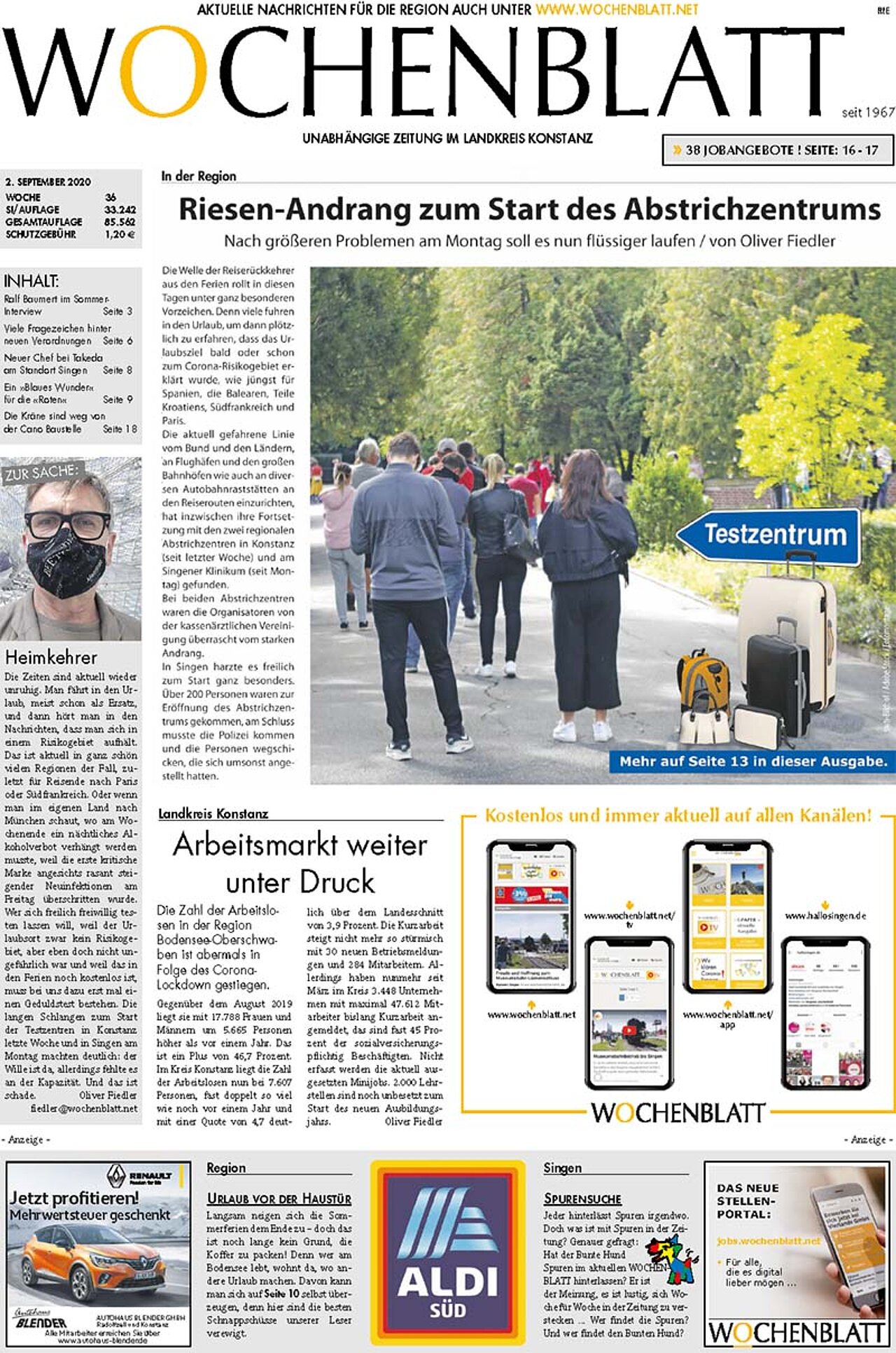 Ausgabe 36 vom 02. September 2020
