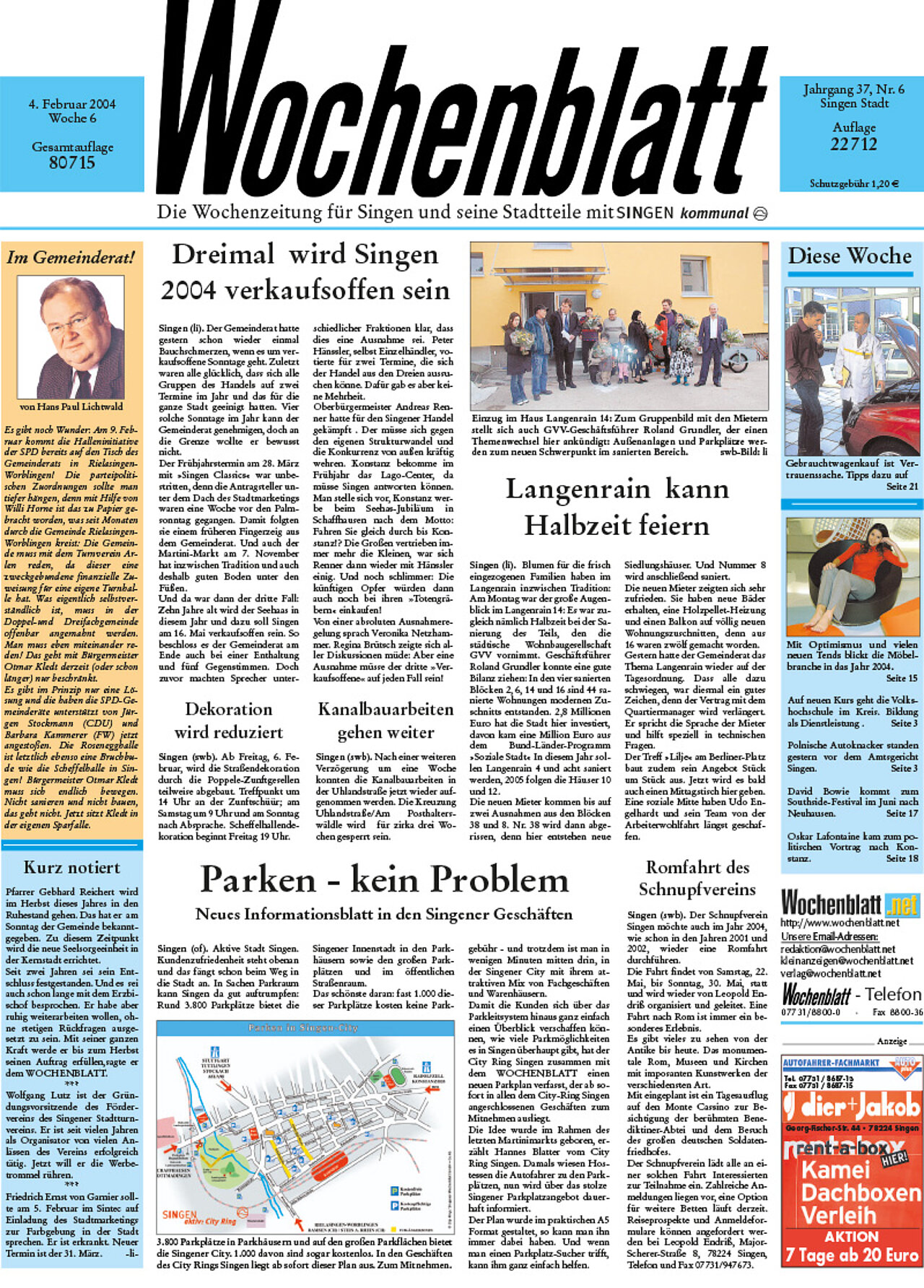 Ausgabe 06 vom 04. Februar 2004