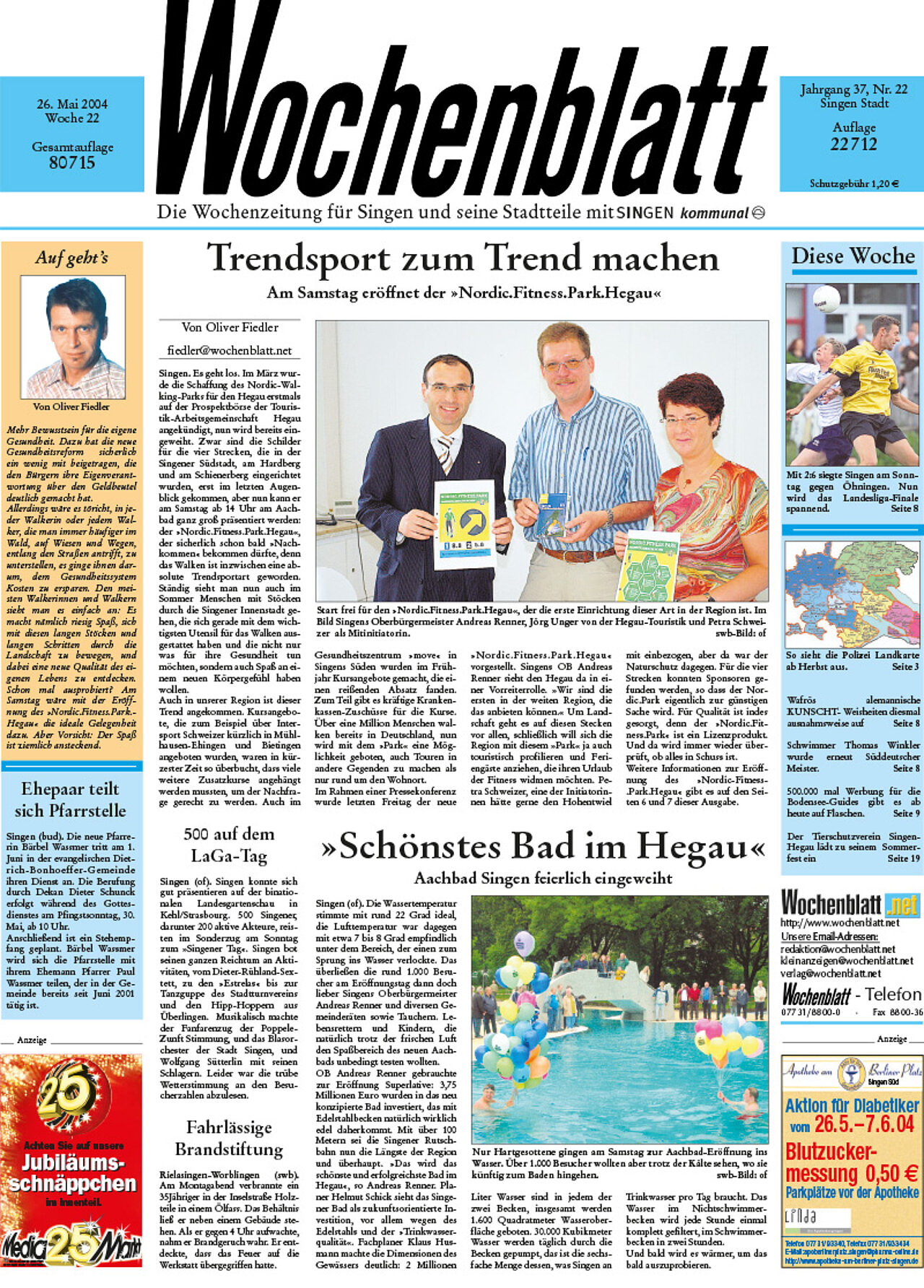 Ausgabe 22 vom 26. Mai 2004