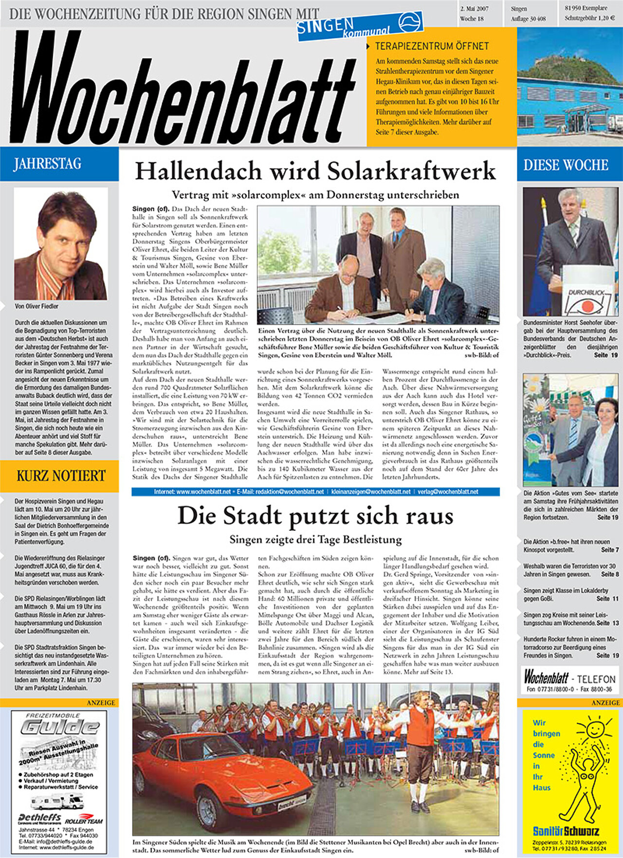 Ausgabe 18 vom 02. Mai 2007