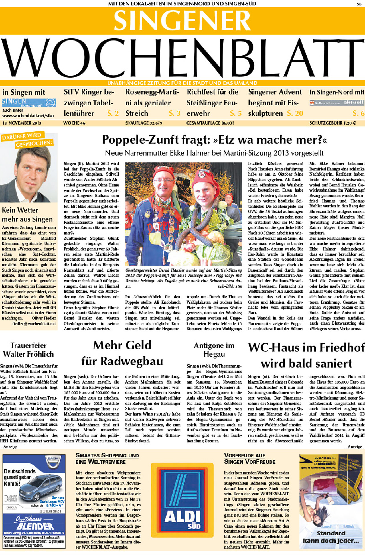 Ausgabe 46 vom 13. November 2013