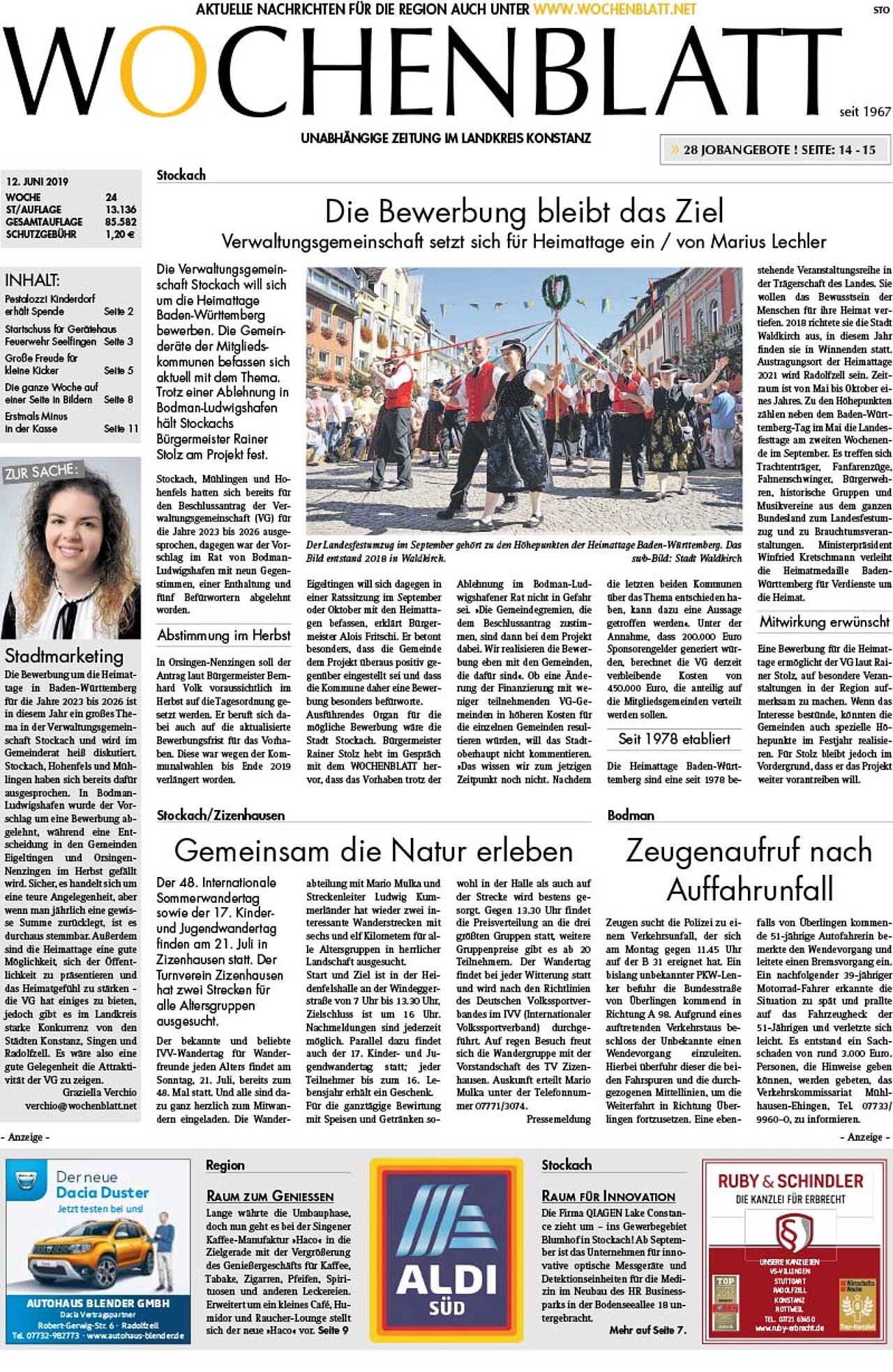 Ausgabe 24 vom 12. Juni 2019