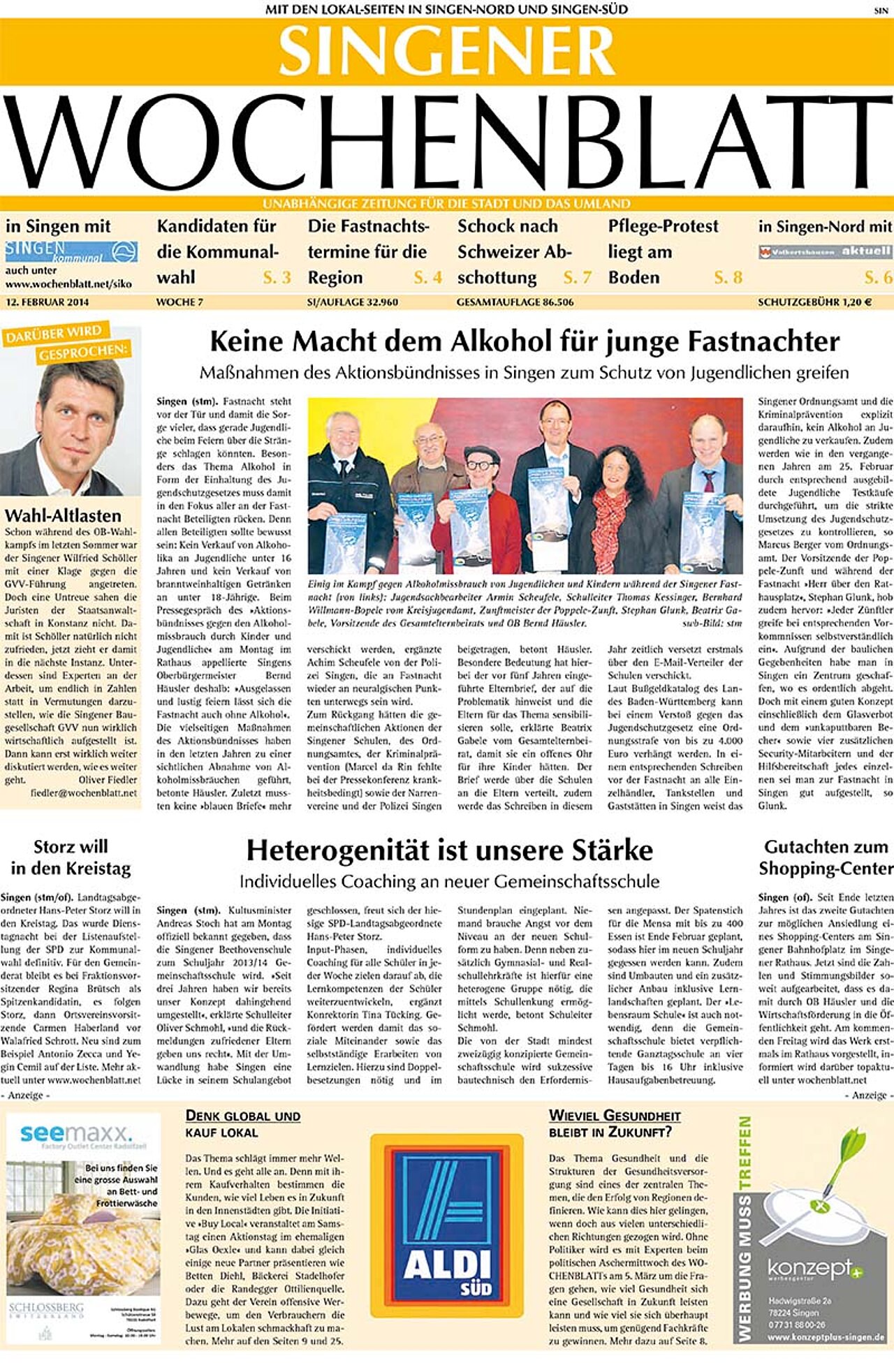 Ausgabe 07 vom 12. Februar 2014
