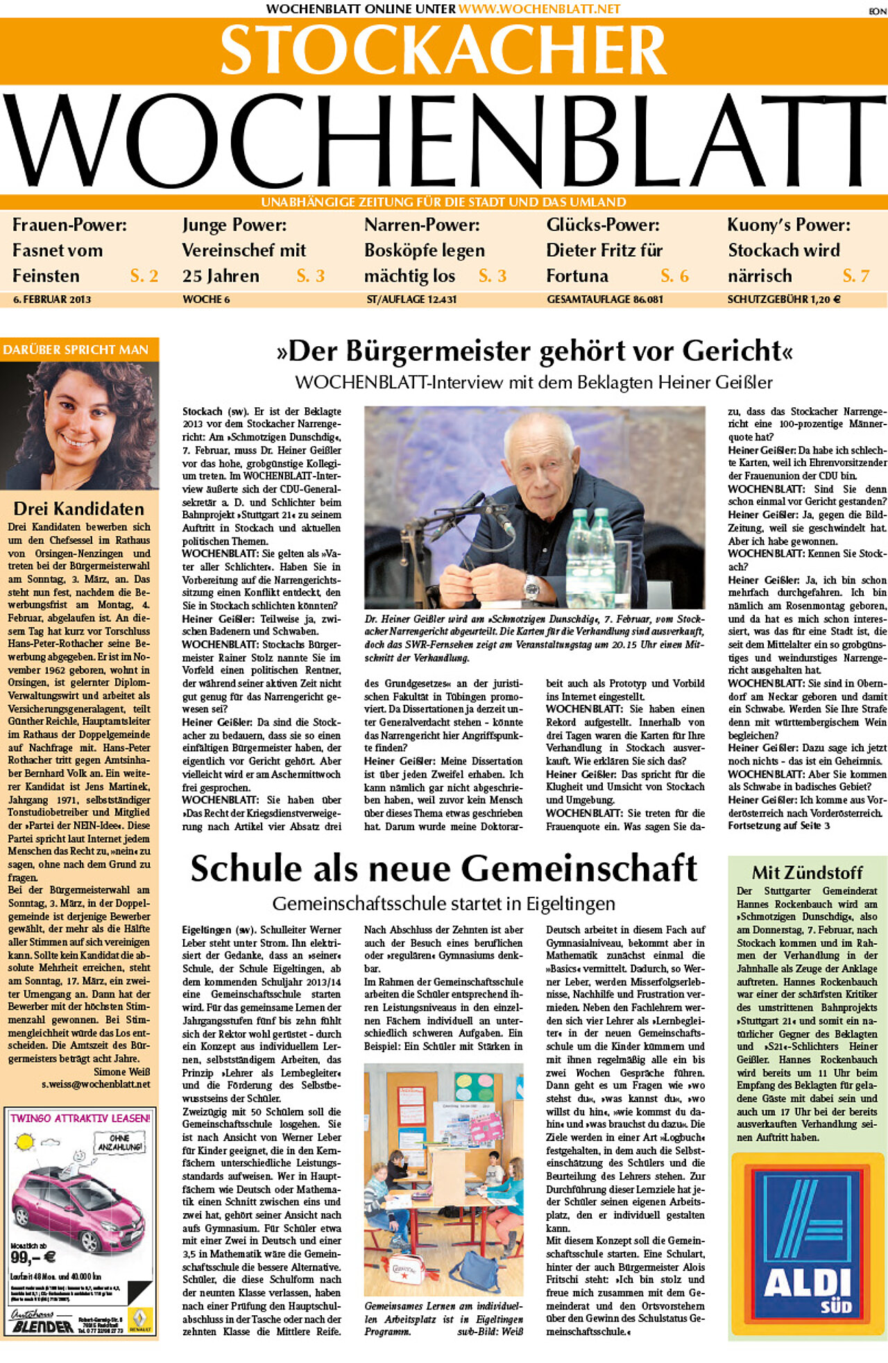 Ausgabe 06 vom 06. Februar 2013