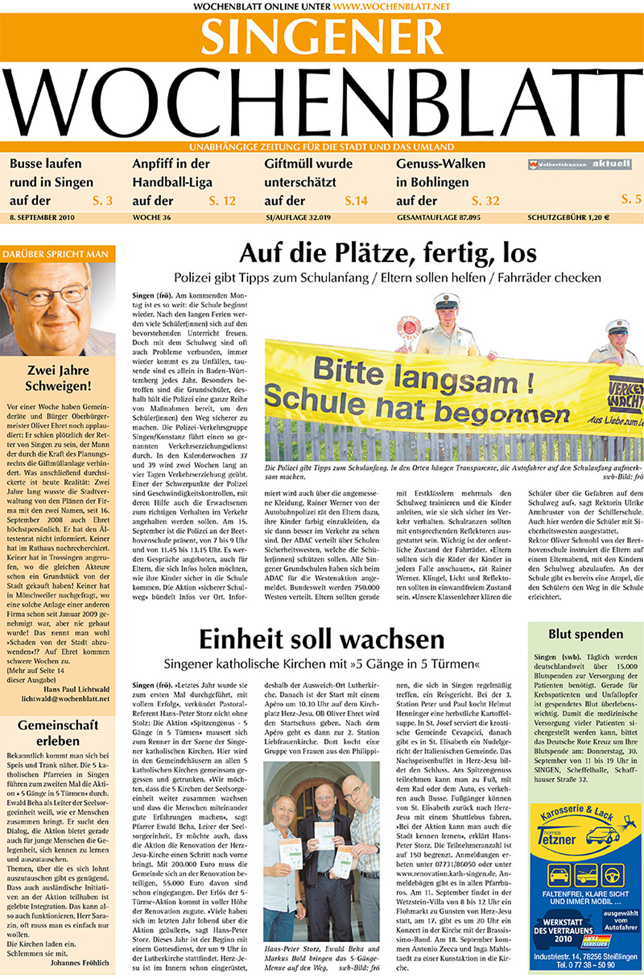 Ausgabe 36 vom 08. September 2010