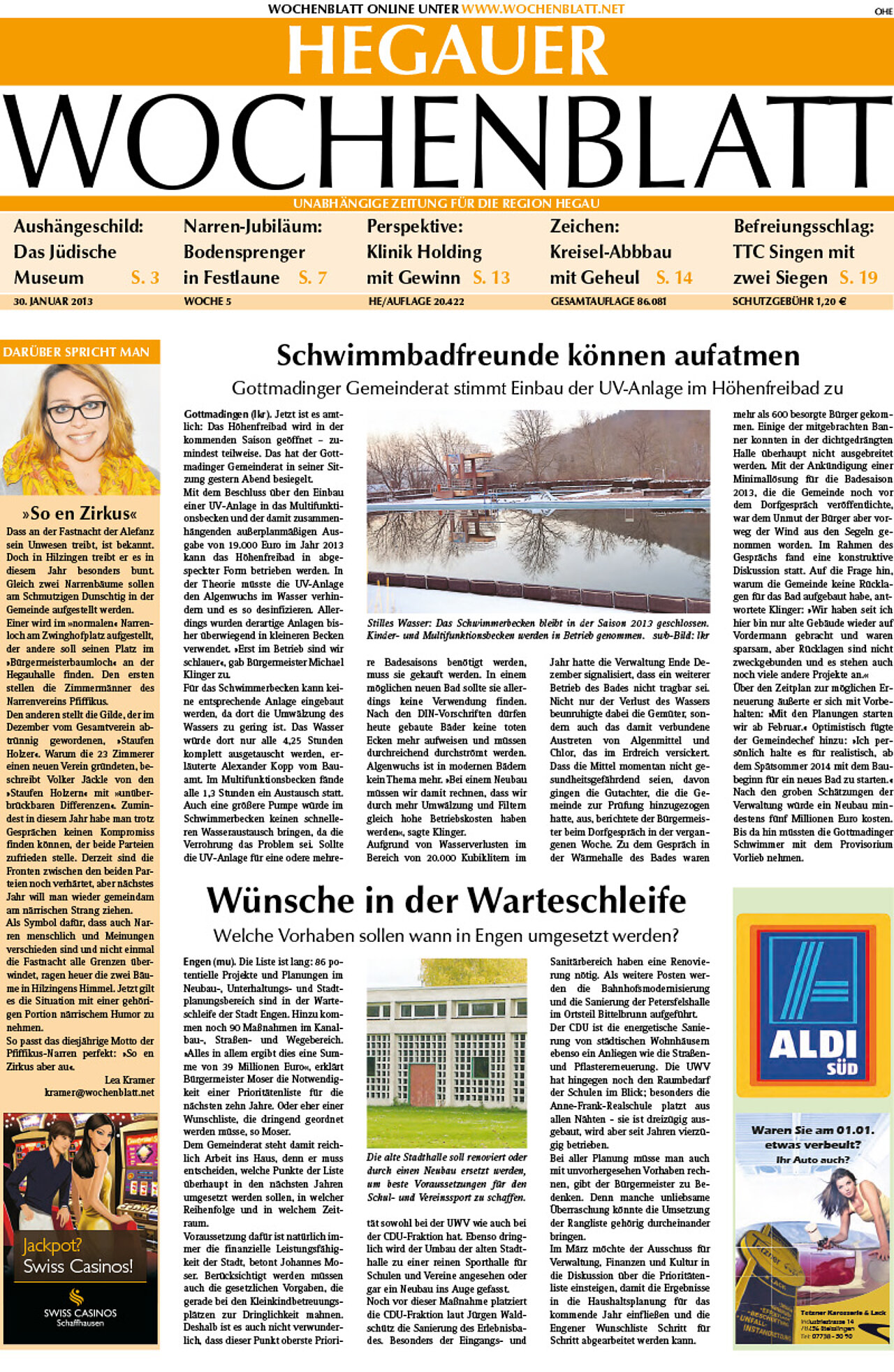 Ausgabe 05 vom 30. Januar 2013