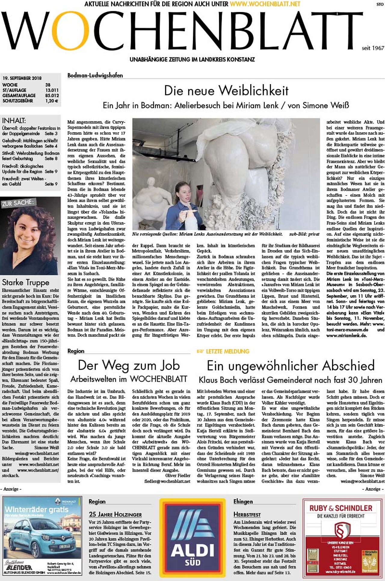 Ausgabe 38 vom 19. September 2018