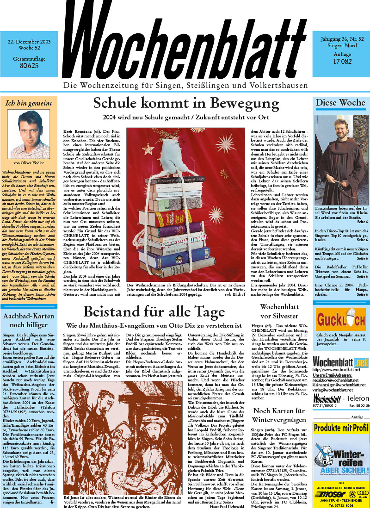Ausgabe 52 vom 22. Dezember 2003