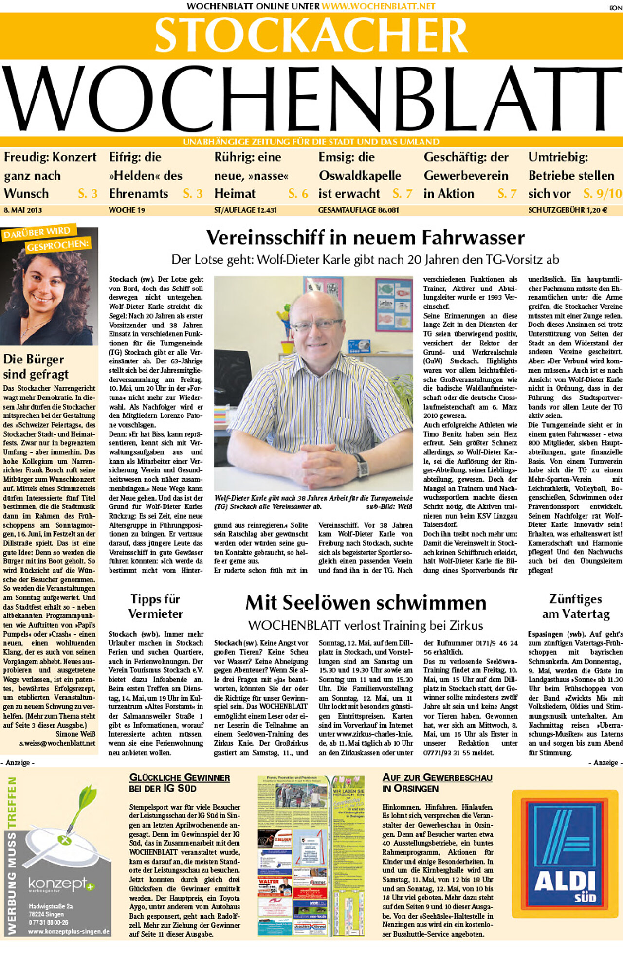 Ausgabe 19 vom 09. Mai 2013