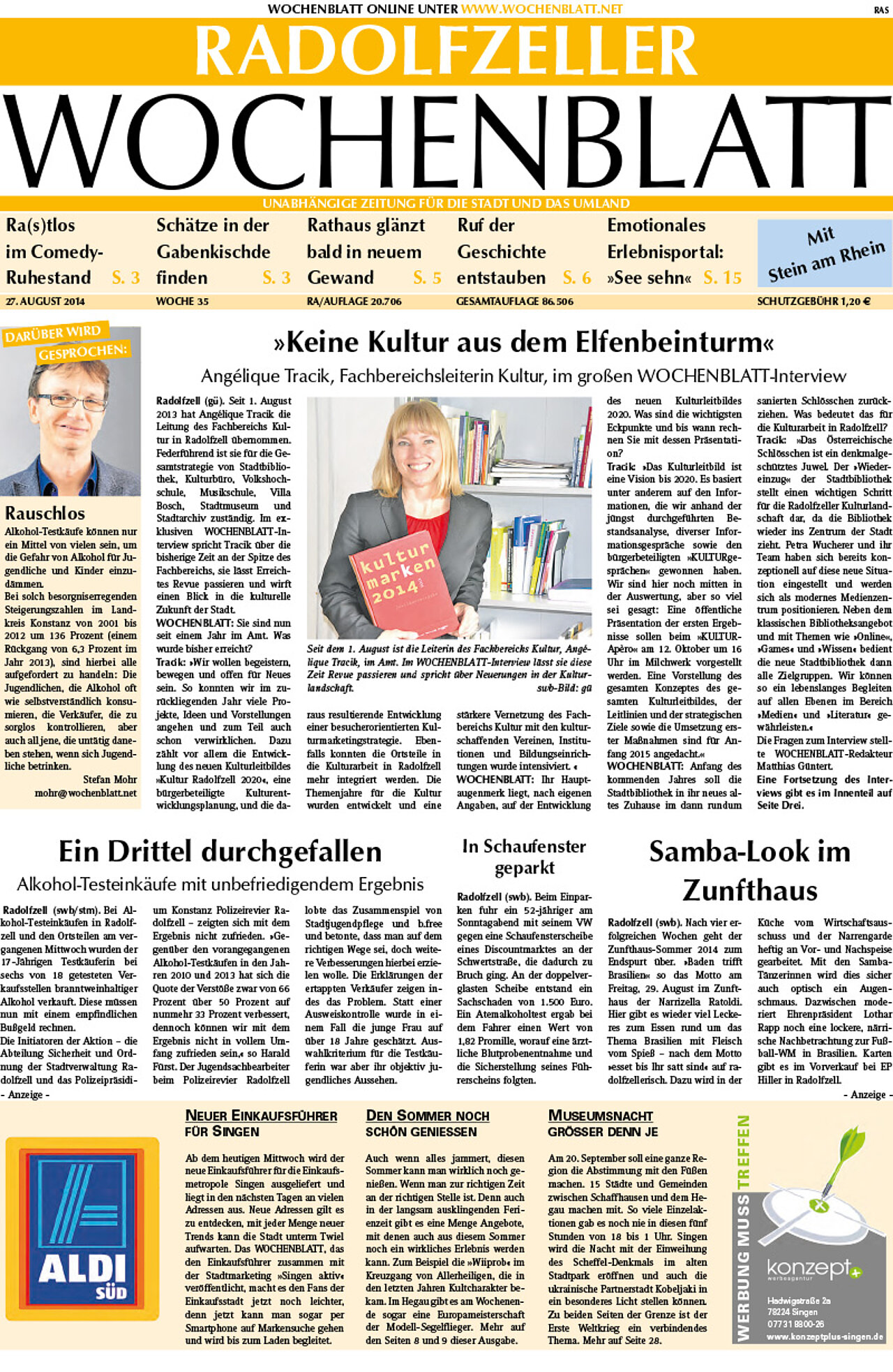 Ausgabe 35 vom 27. August 2014