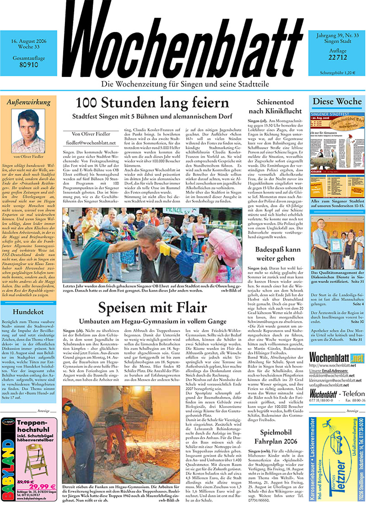 Ausgabe 33 vom 16. August 2006