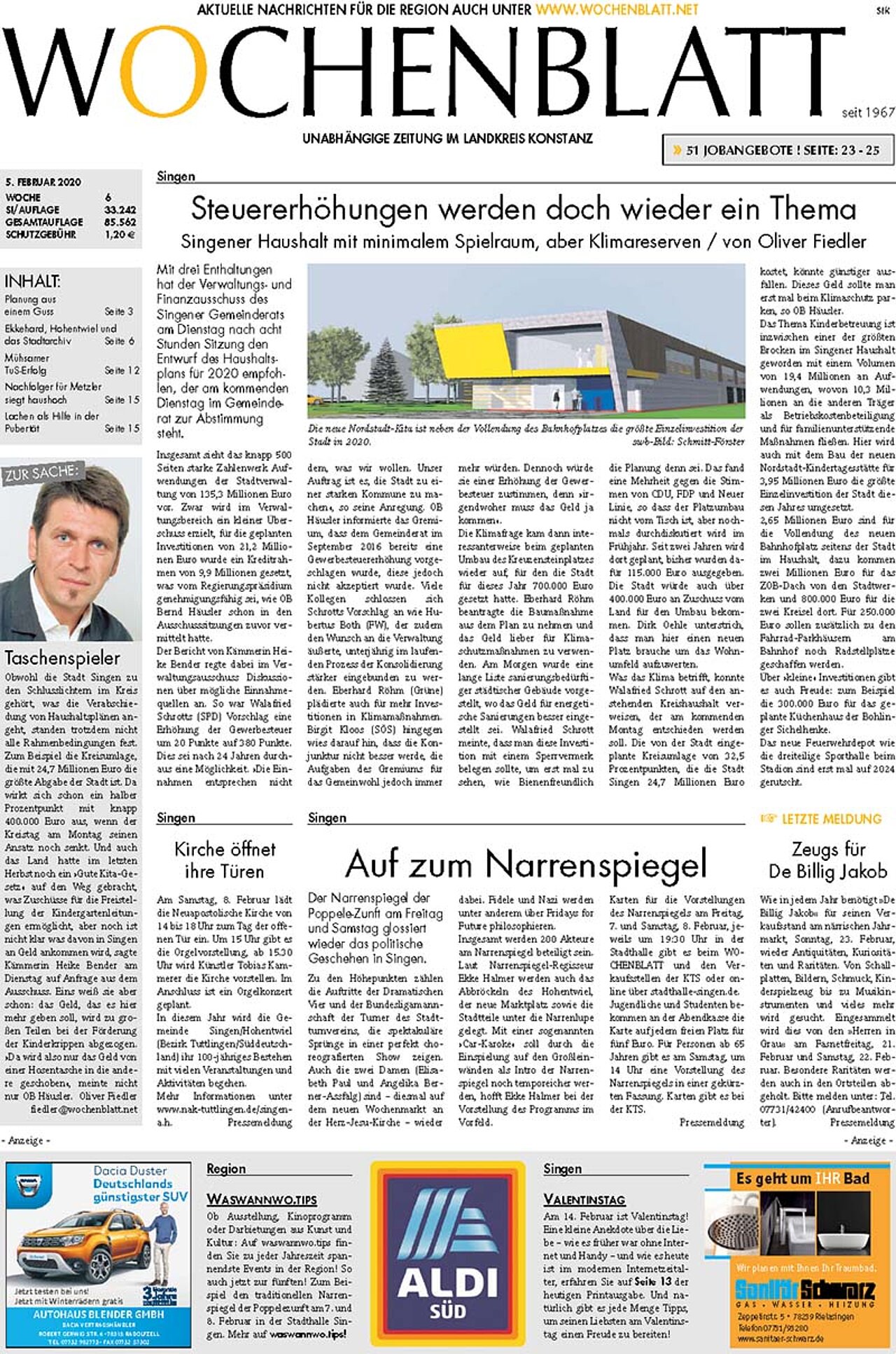 Ausgabe 06 vom 05. Februar 2020