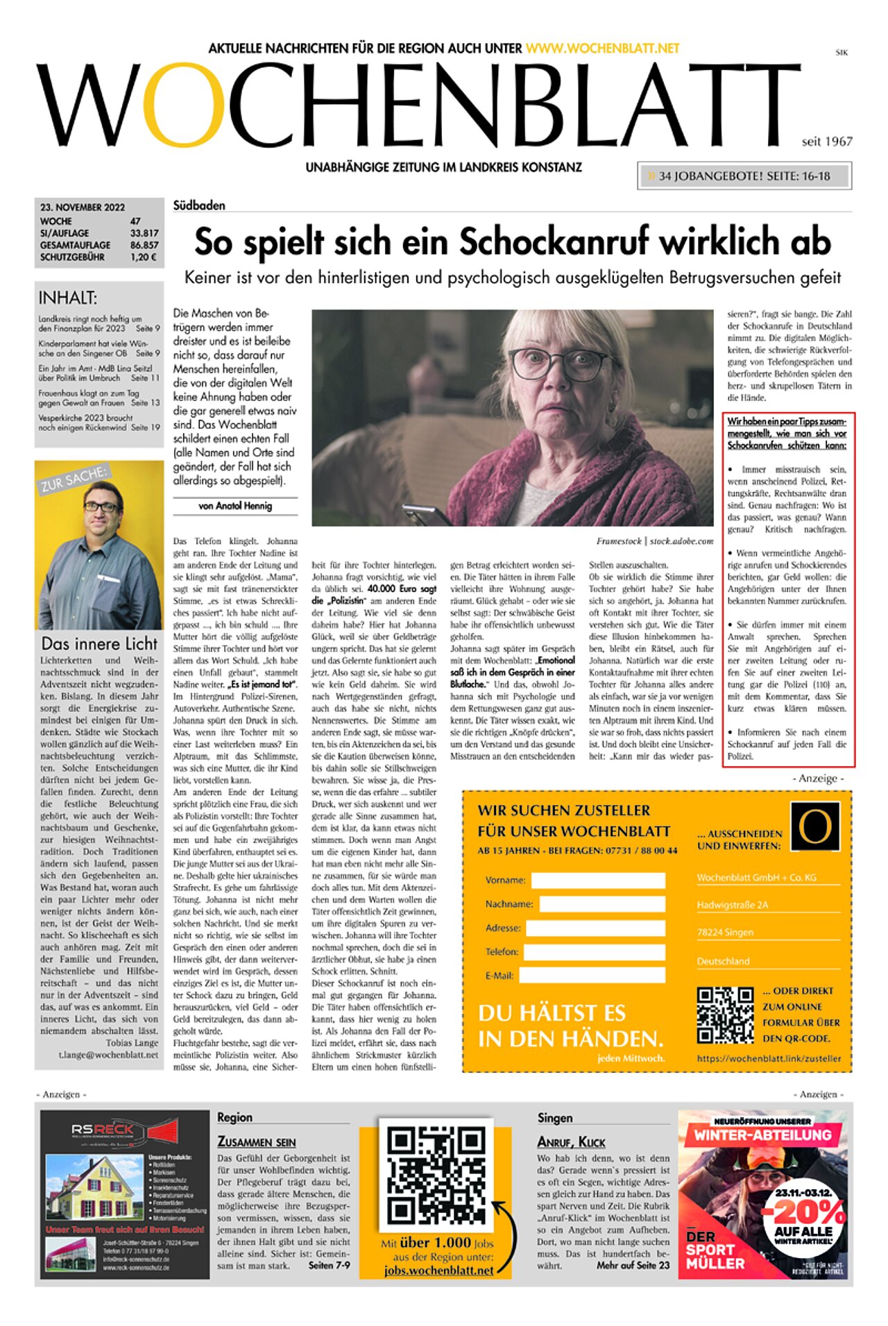 Ausgabe 47 vom 23. November 2022