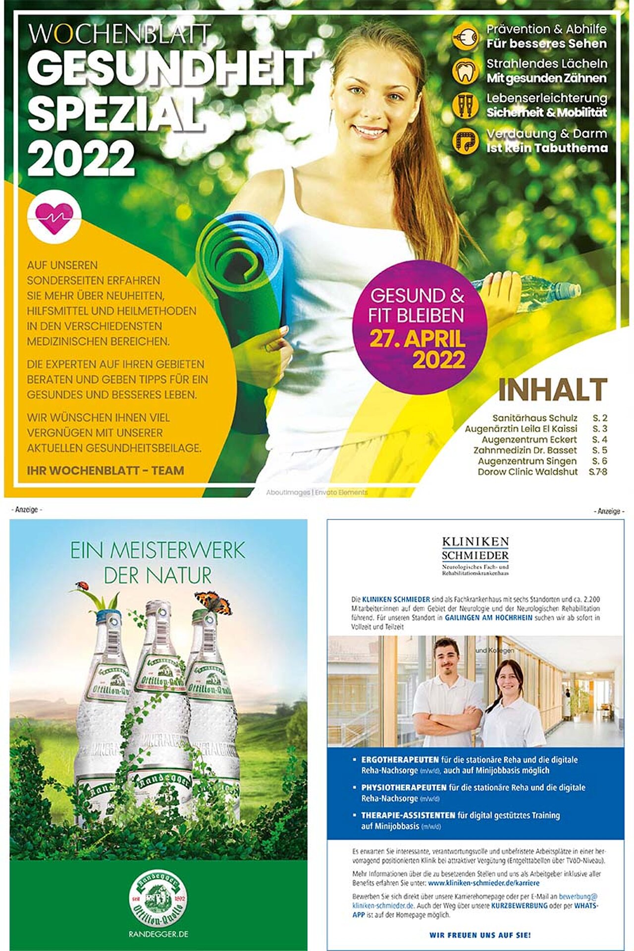 Sonderbeilage vom 27. April