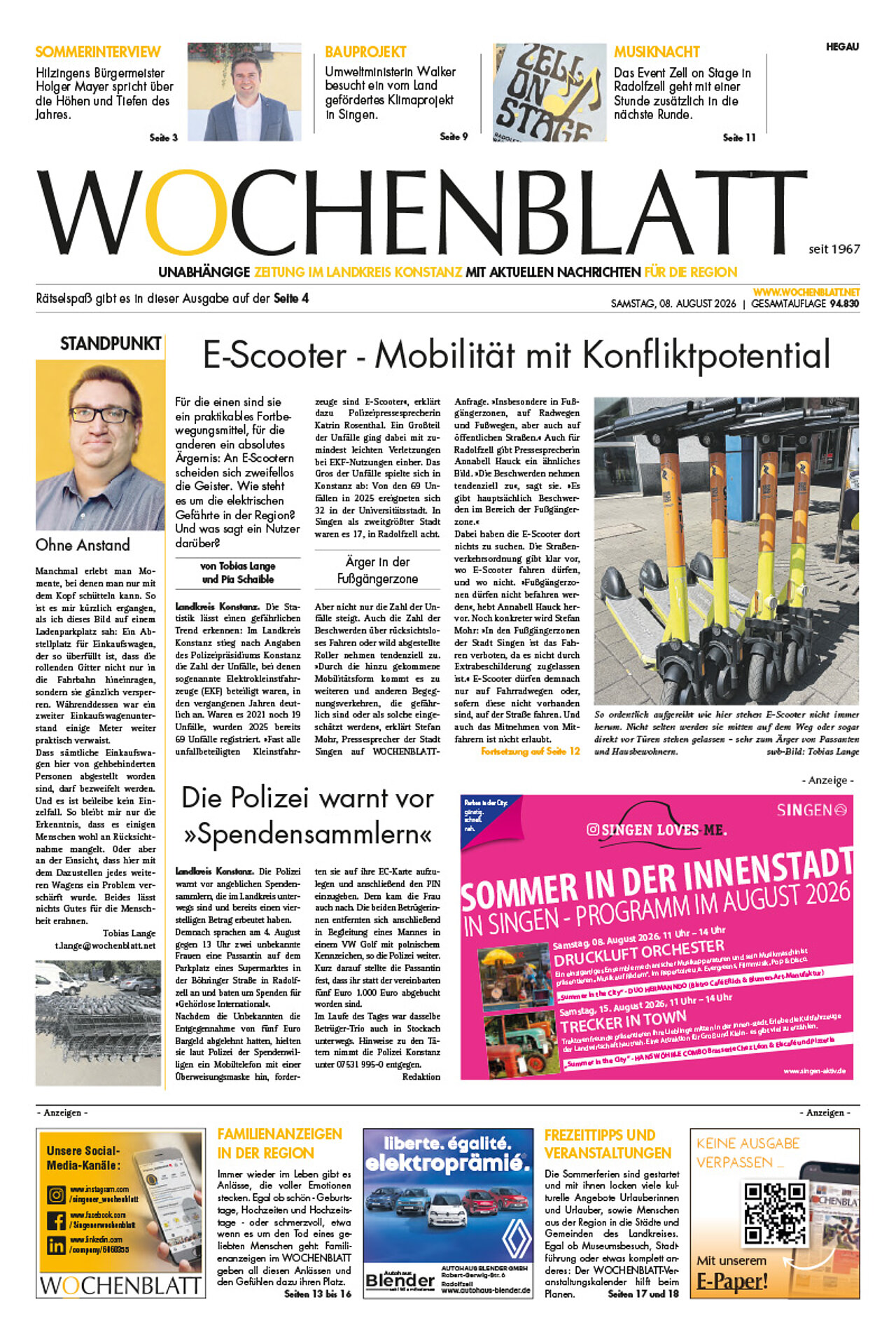 Ausgabe 32 vom 8. August 2026