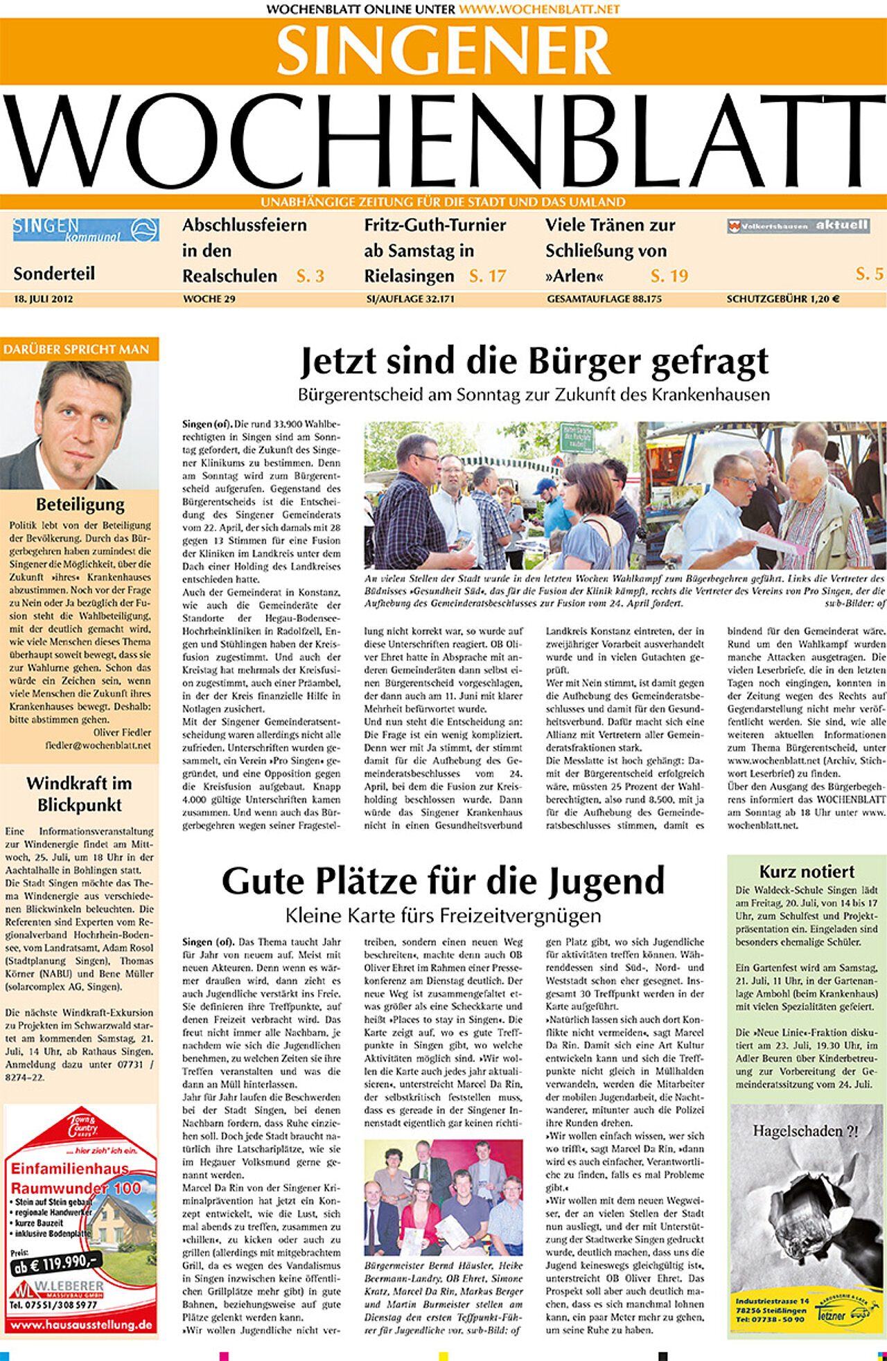 Ausgabe 29 vom 18. Juli 2012