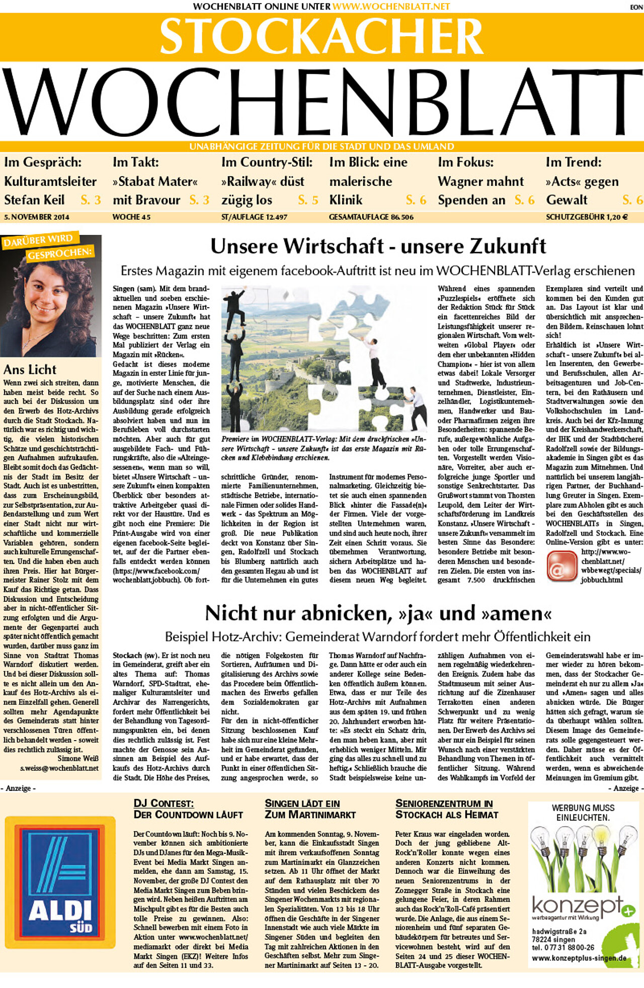Ausgabe 45 vom 05. November 2014