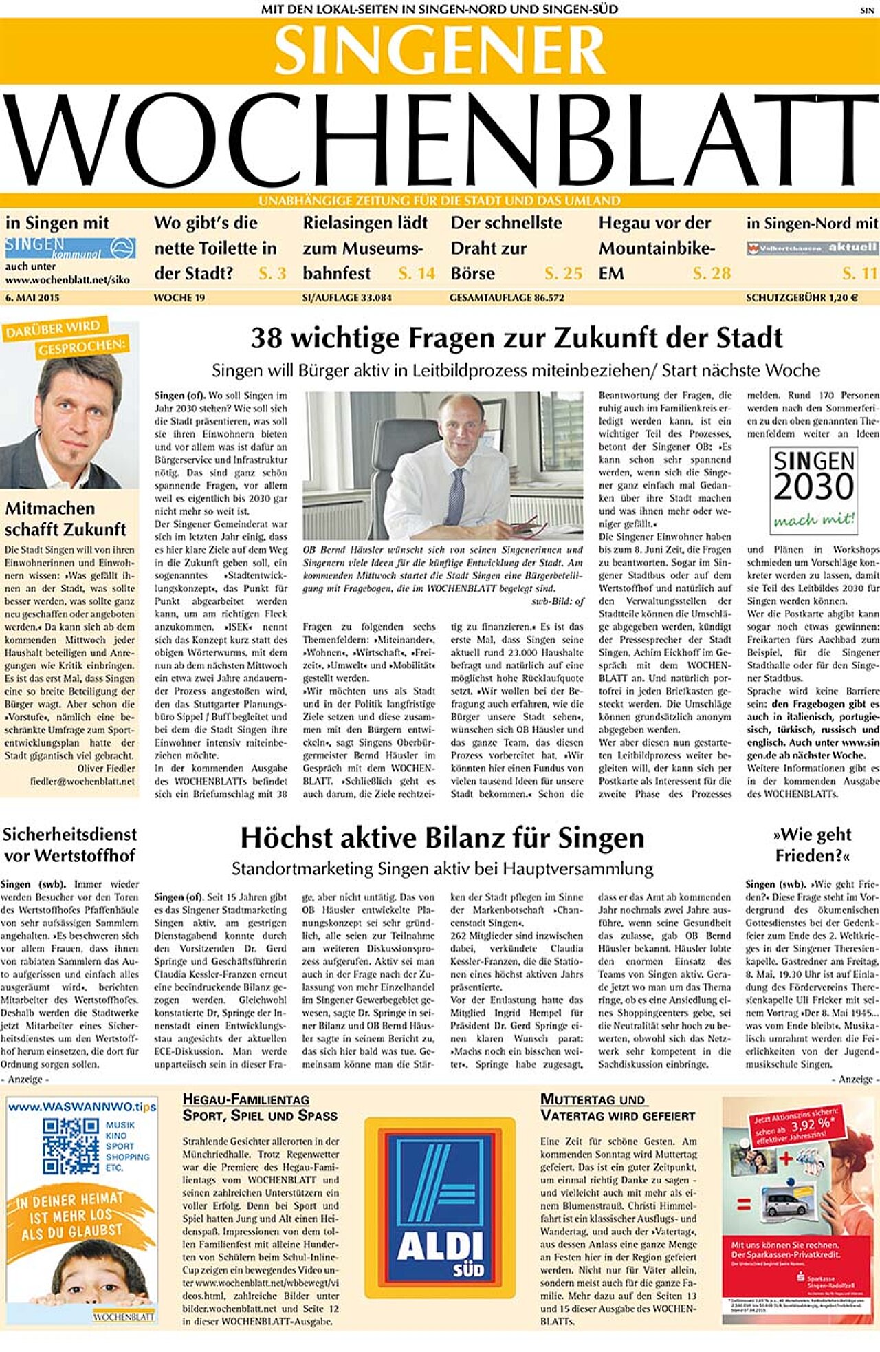 Ausgabe 19 vom 06. Mai 2015
