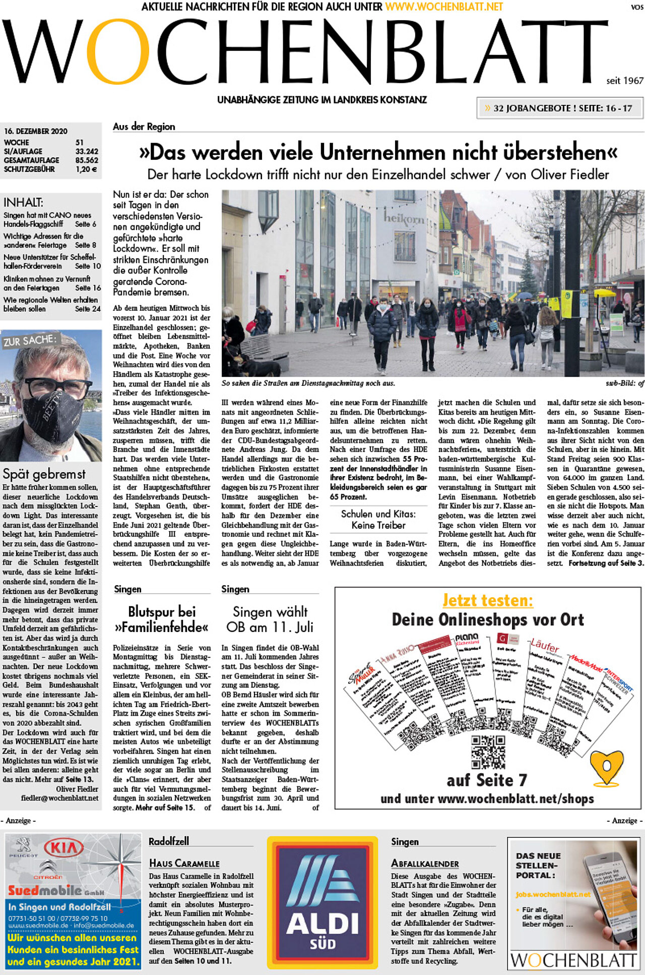 Ausgabe 51 vom 16. Dezember 2020