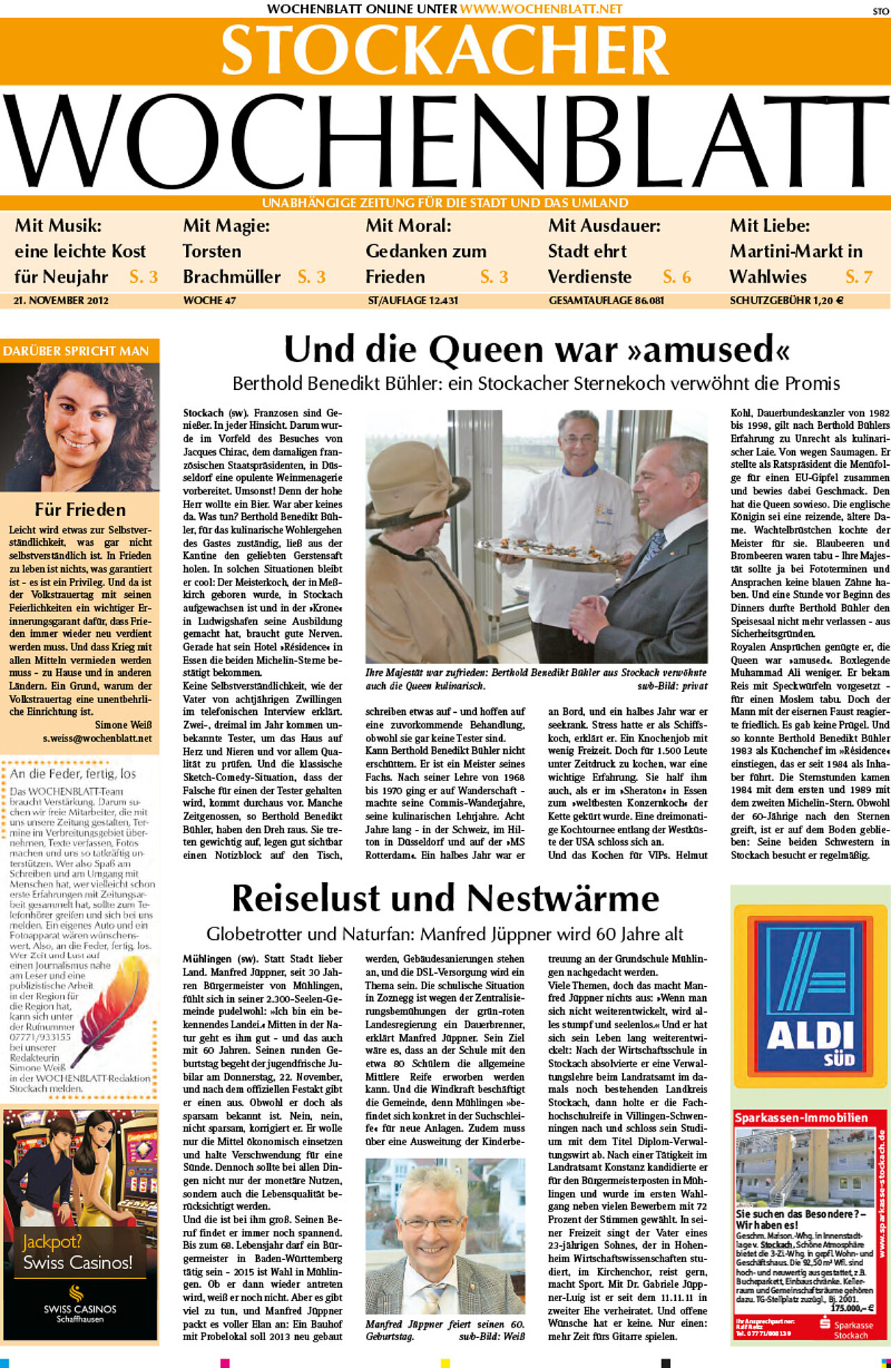 Ausgabe 47 vom 21. November 2012
