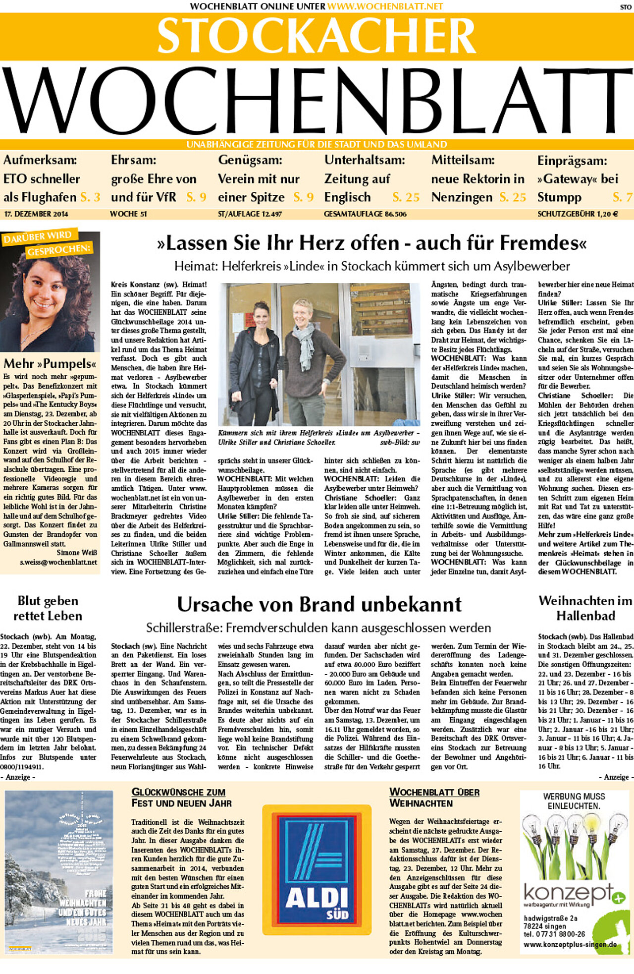 Ausgabe 51 vom 17. Dezember 2014