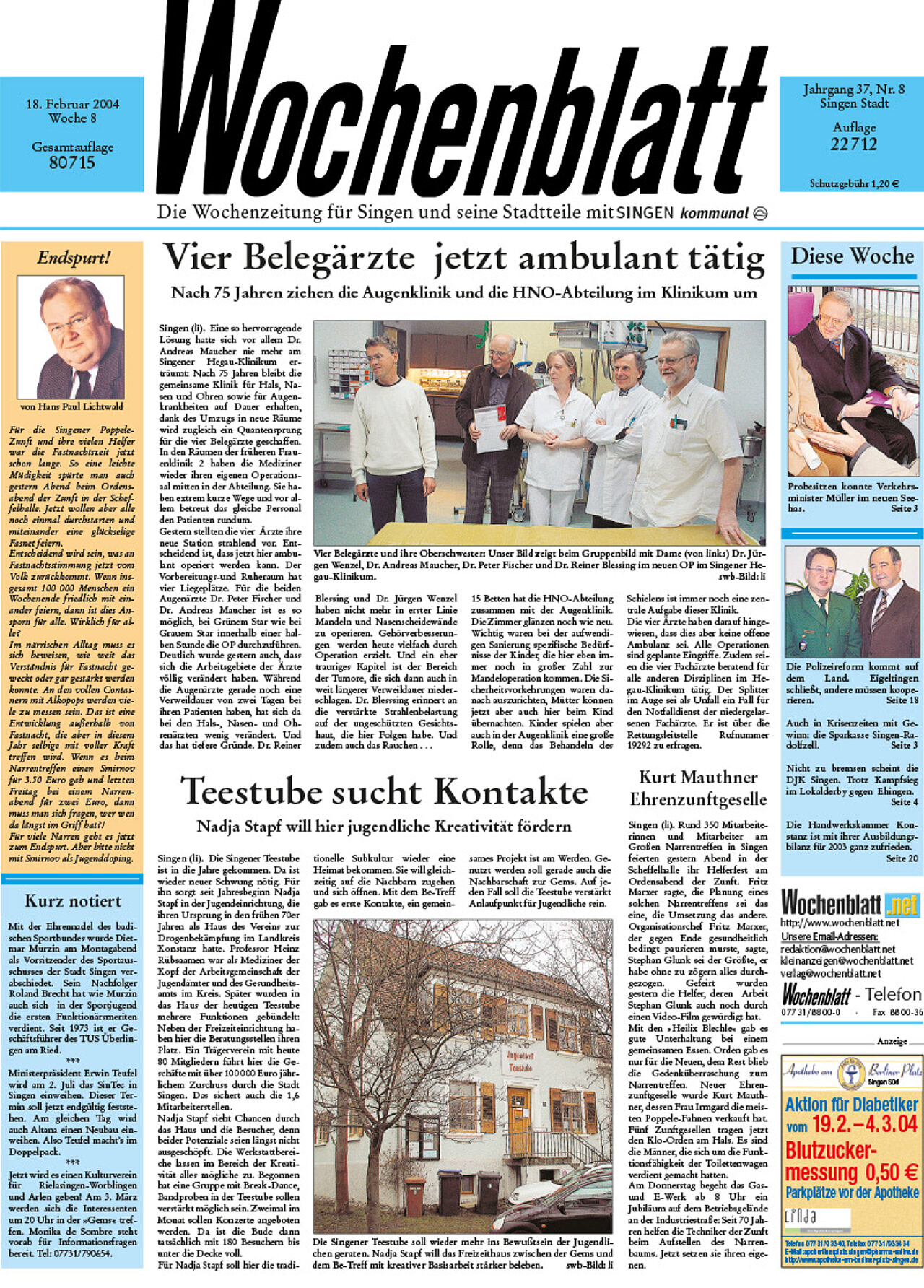 Ausgabe 08 vom 18. Februar 2004