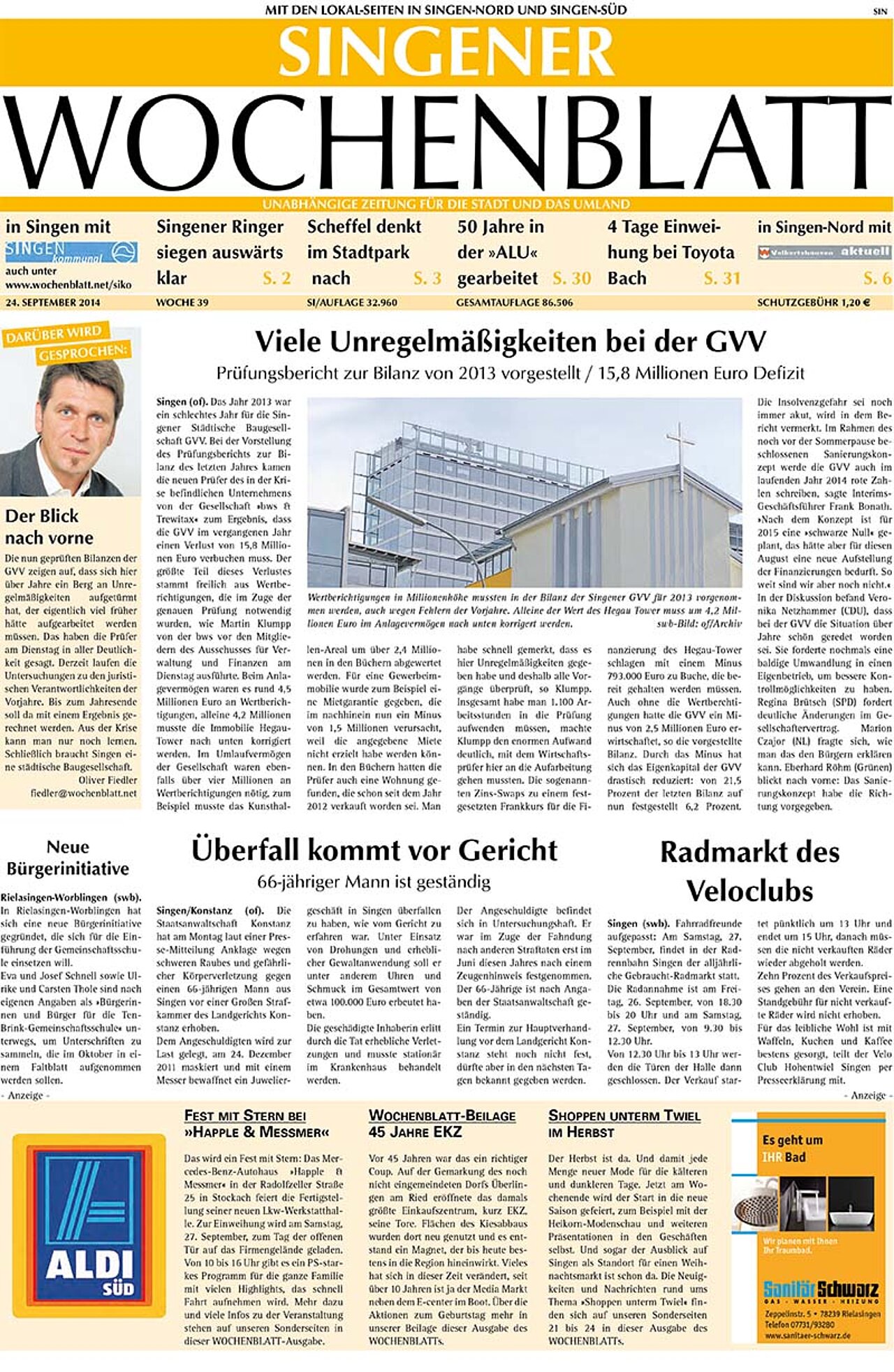 Ausgabe 39 vom 24. September 2014
