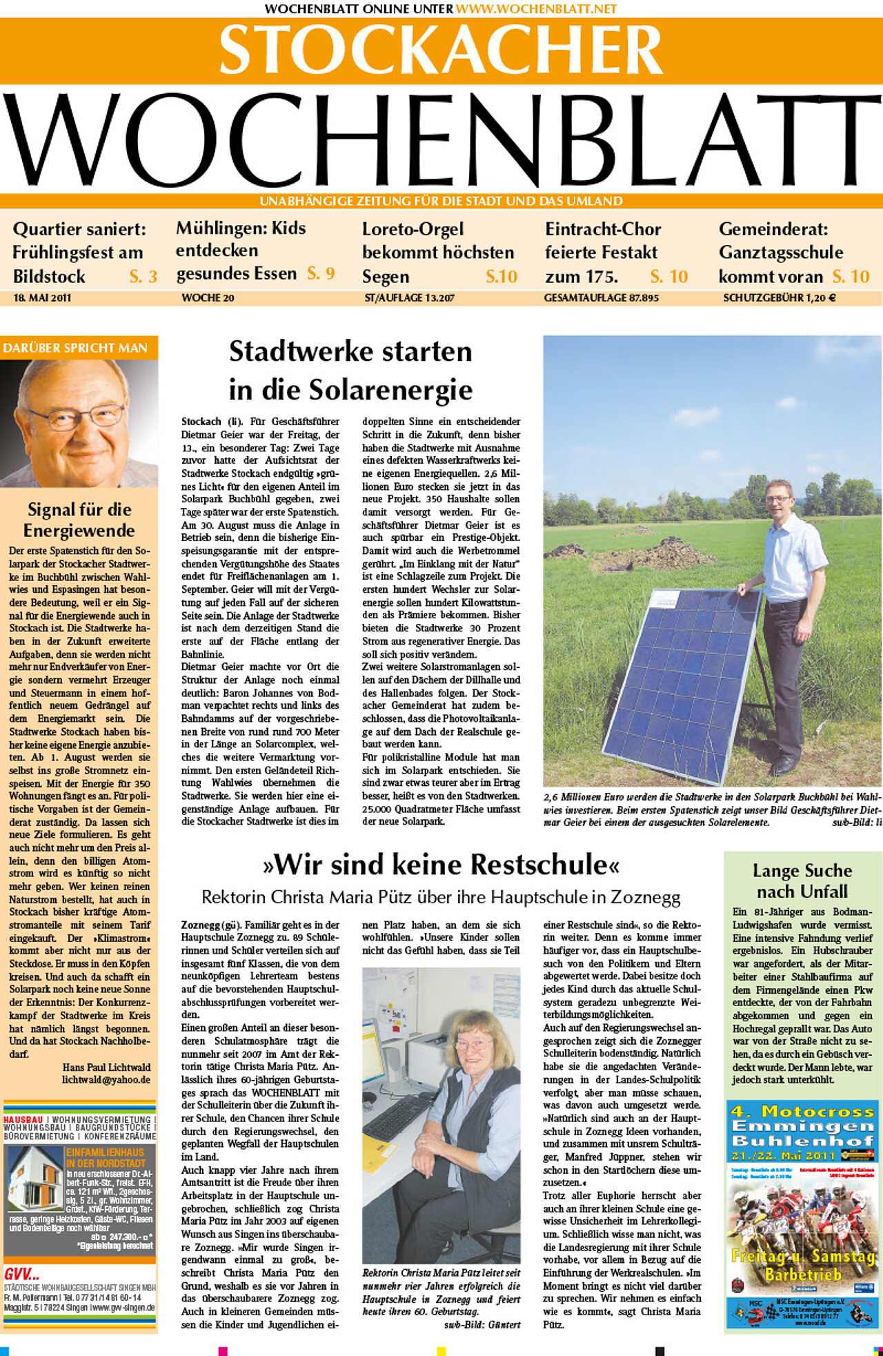 Ausgabe 20 vom 18. Mai 2011