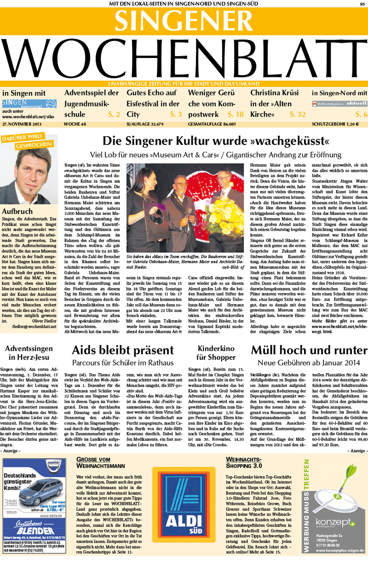 Ausgabe 48 vom 27. November 2013