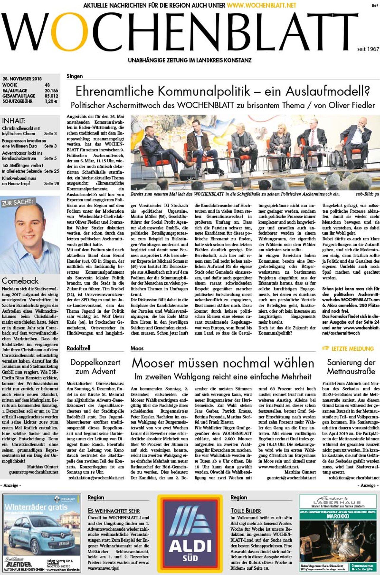 Ausgabe 48 vom 28. November 2018