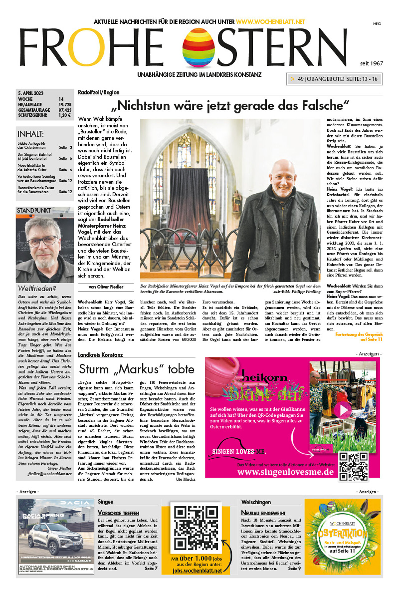 Ausgabe 14 vom 05. April 2023