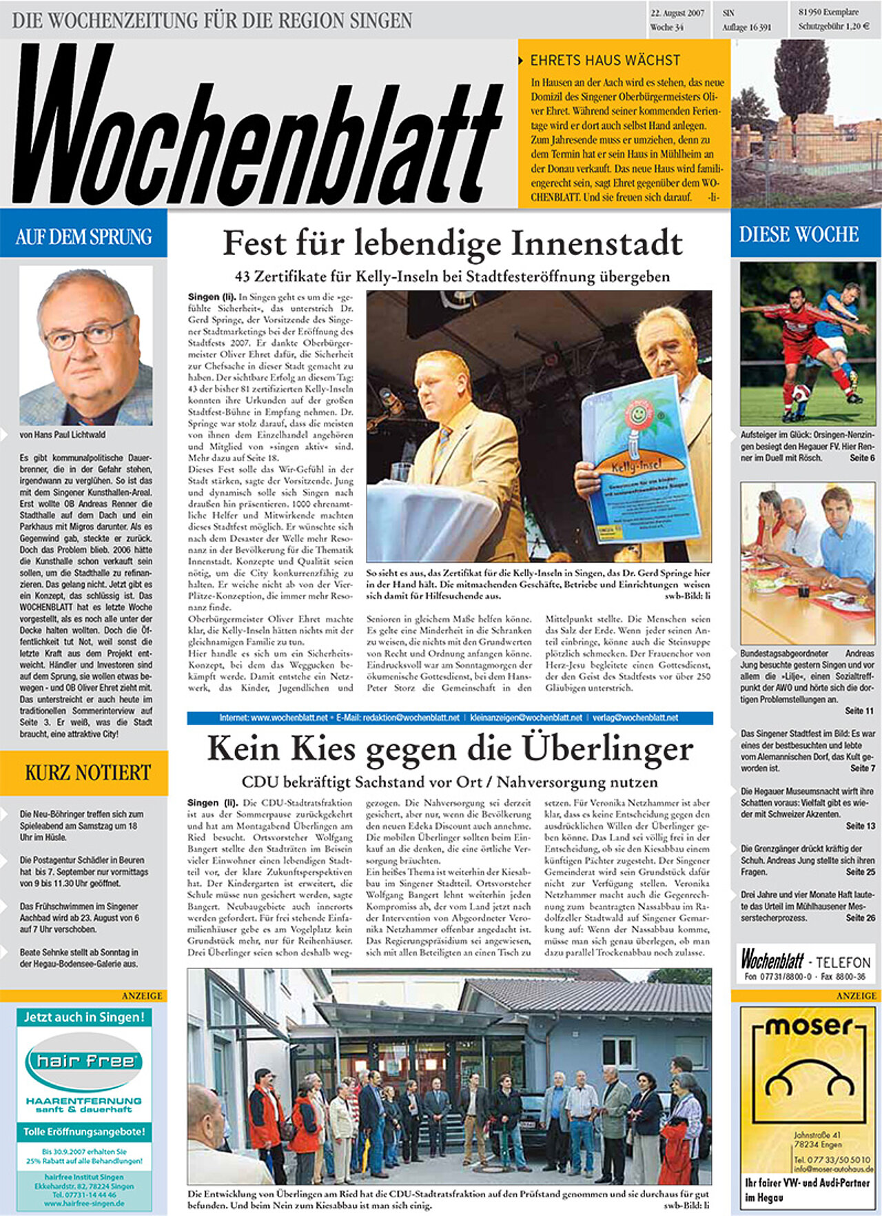 Ausgabe 34 vom 22. August 2007