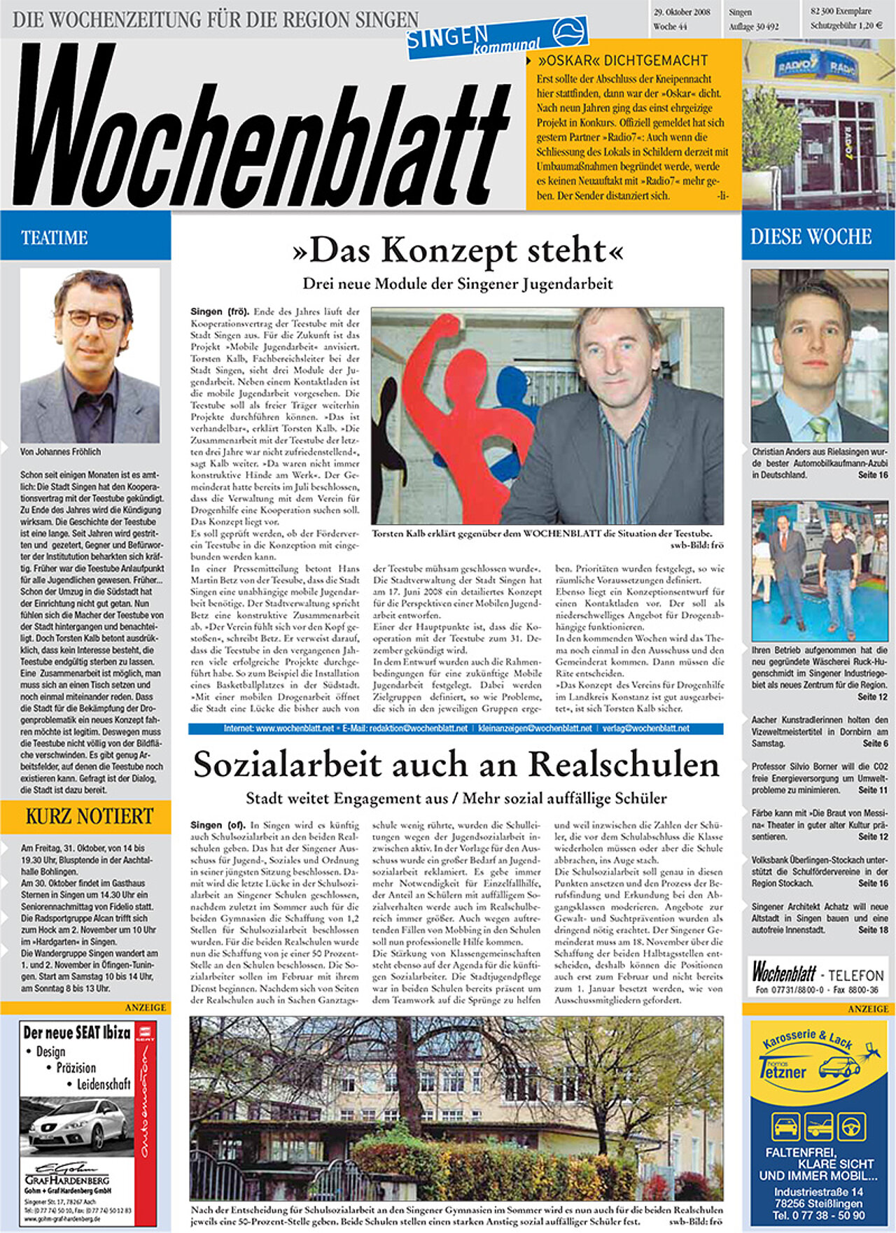 Ausgabe 44 vom 29. Oktober 2008