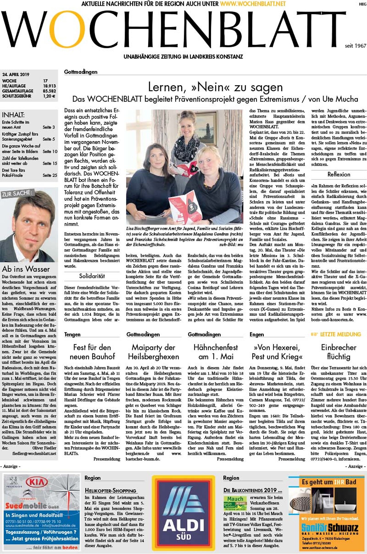 Ausgabe 17 vom 24. April 2019