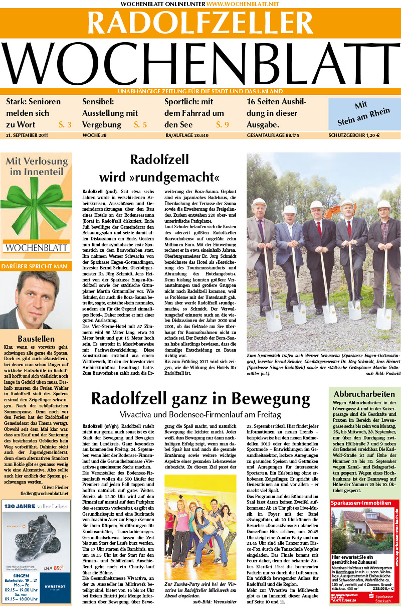 Ausgabe 38 vom 21. September 2011