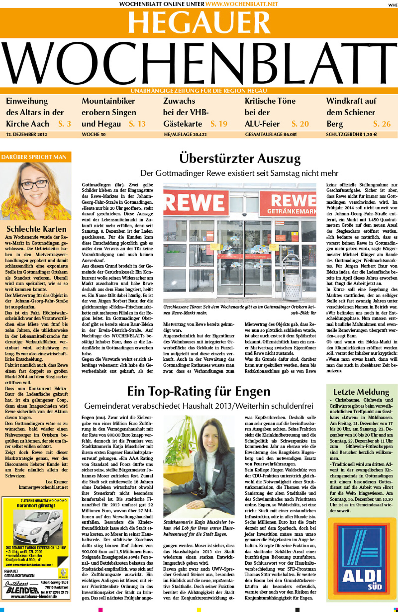 Ausgabe 50 vom 12. Dezember 2012