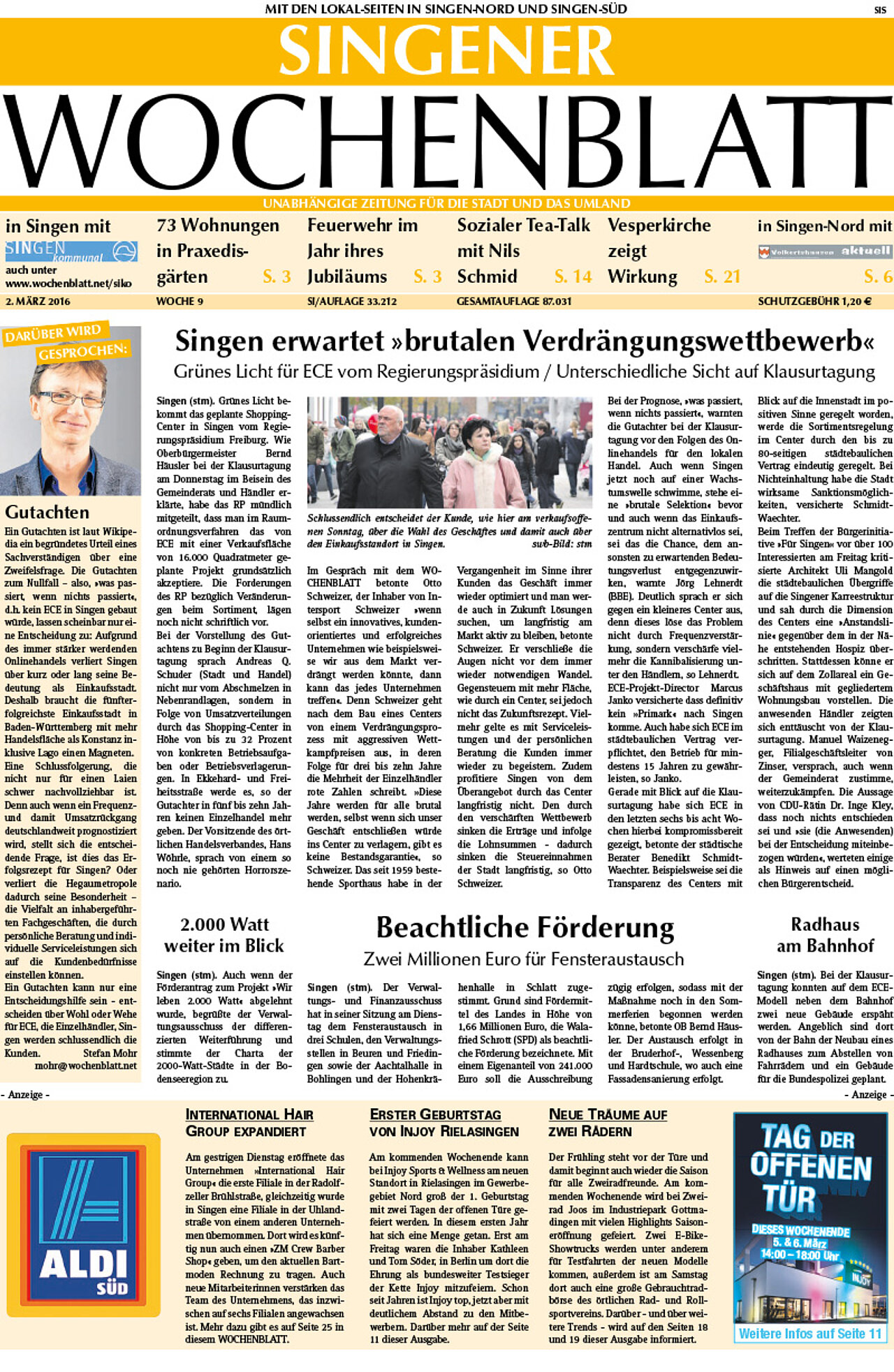 Ausgabe 09 vom 02. März 2016