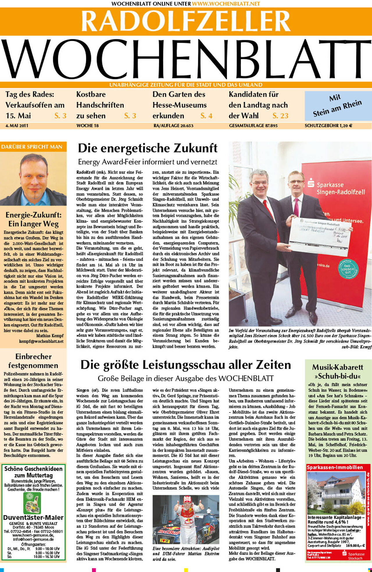 Ausgabe 18 vom 04. Mai 2011