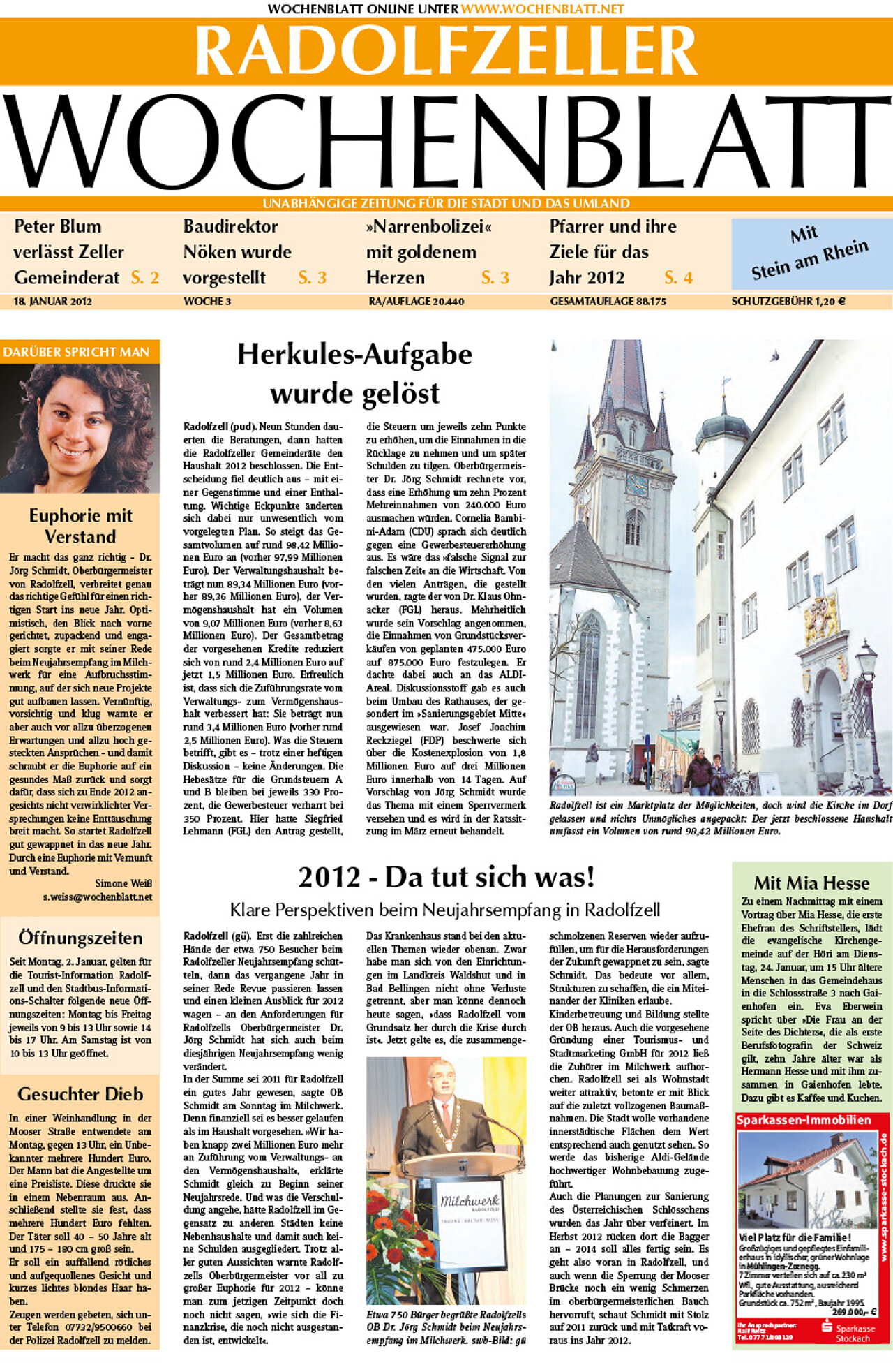 Ausgabe 03 vom 18. Januar 2012